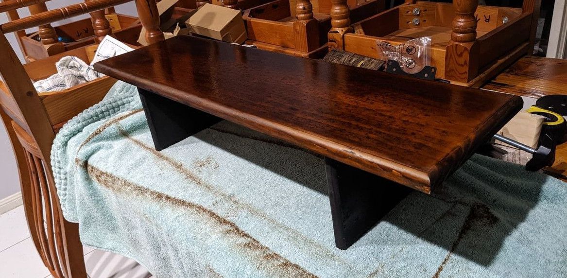 Solid computer monitor stand Bunnings community