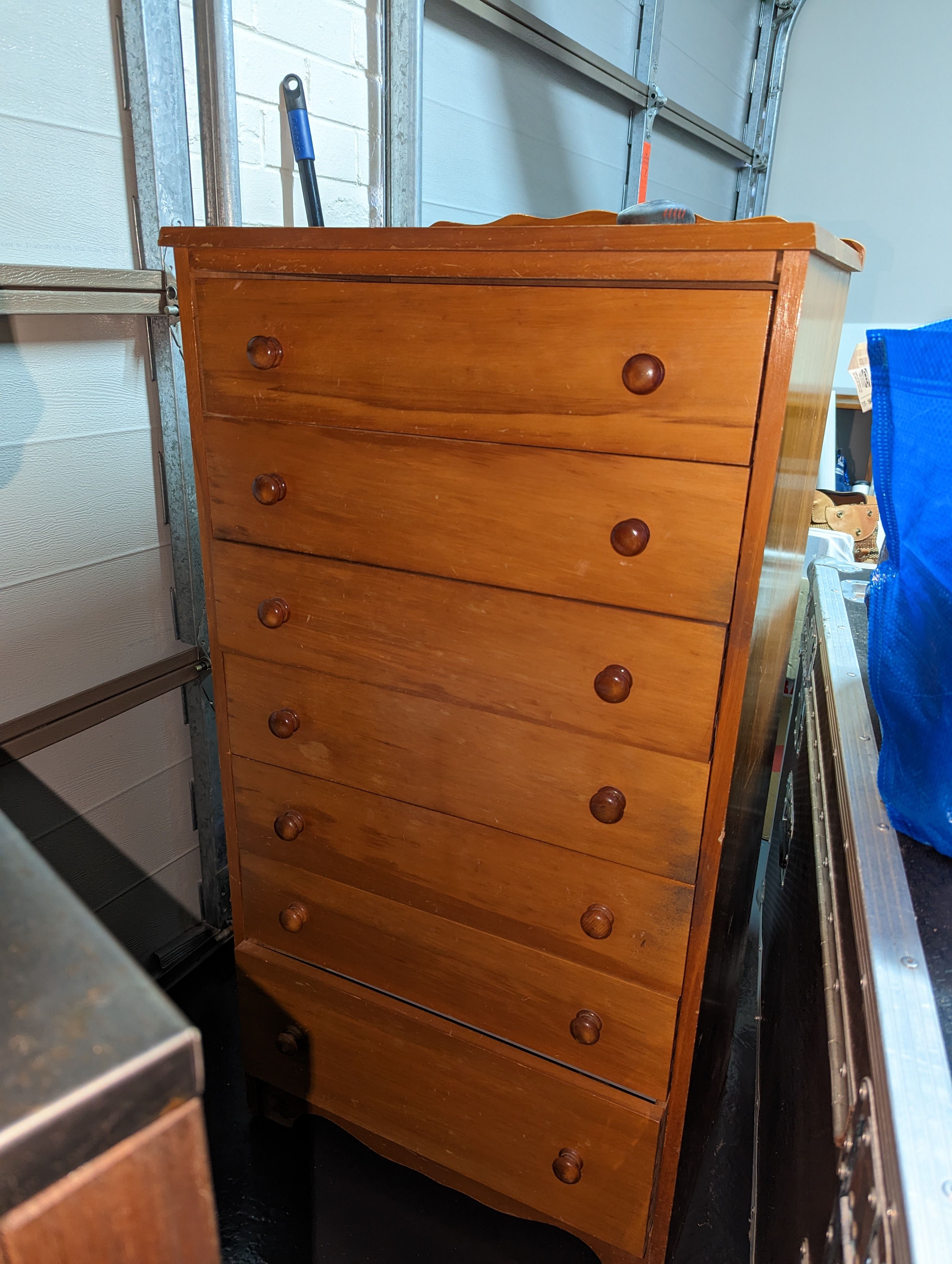 Restoring chest of drawers, and Bunnings community
