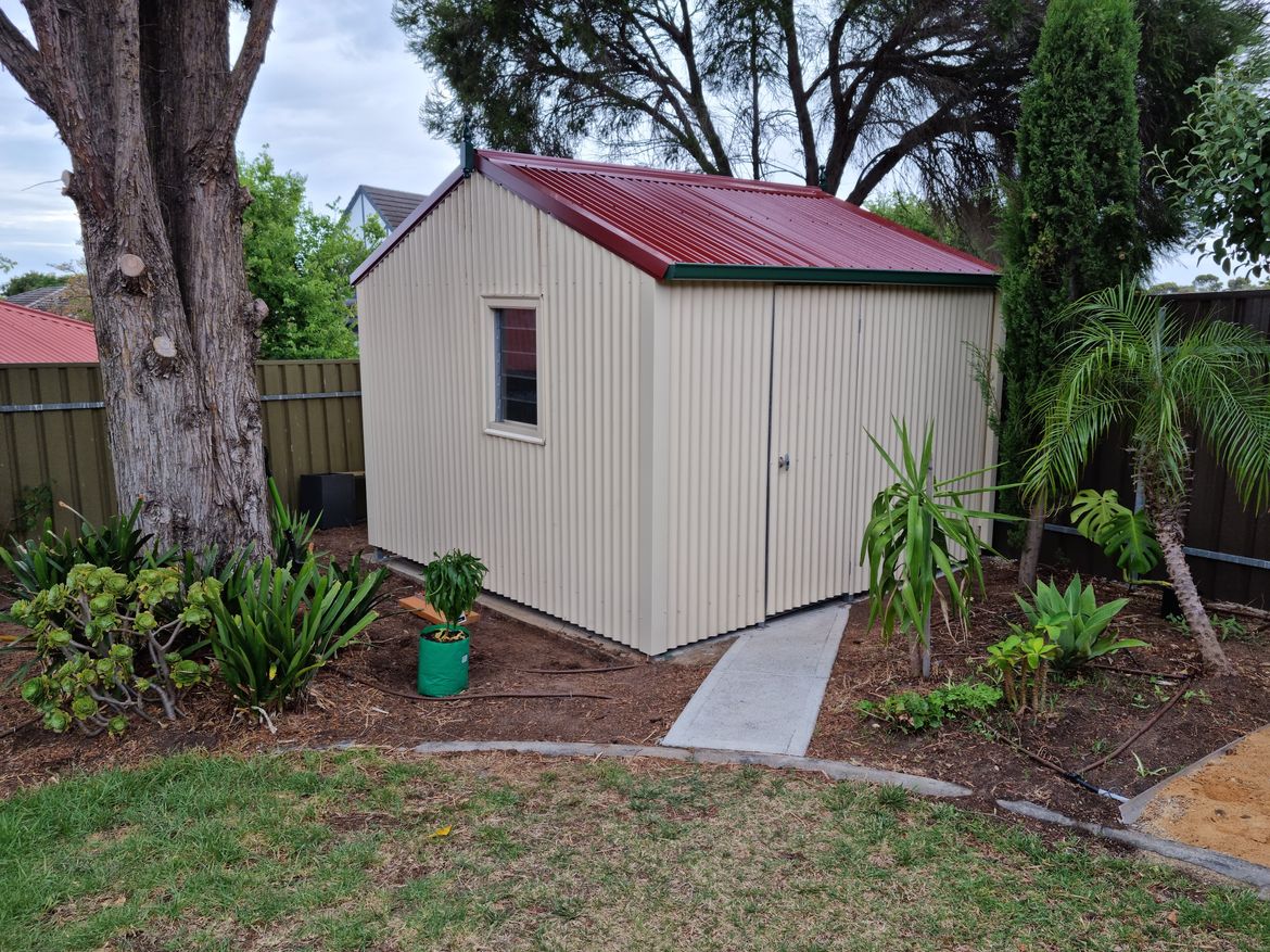 Up and done , but need more concrete as you can see in the other photos