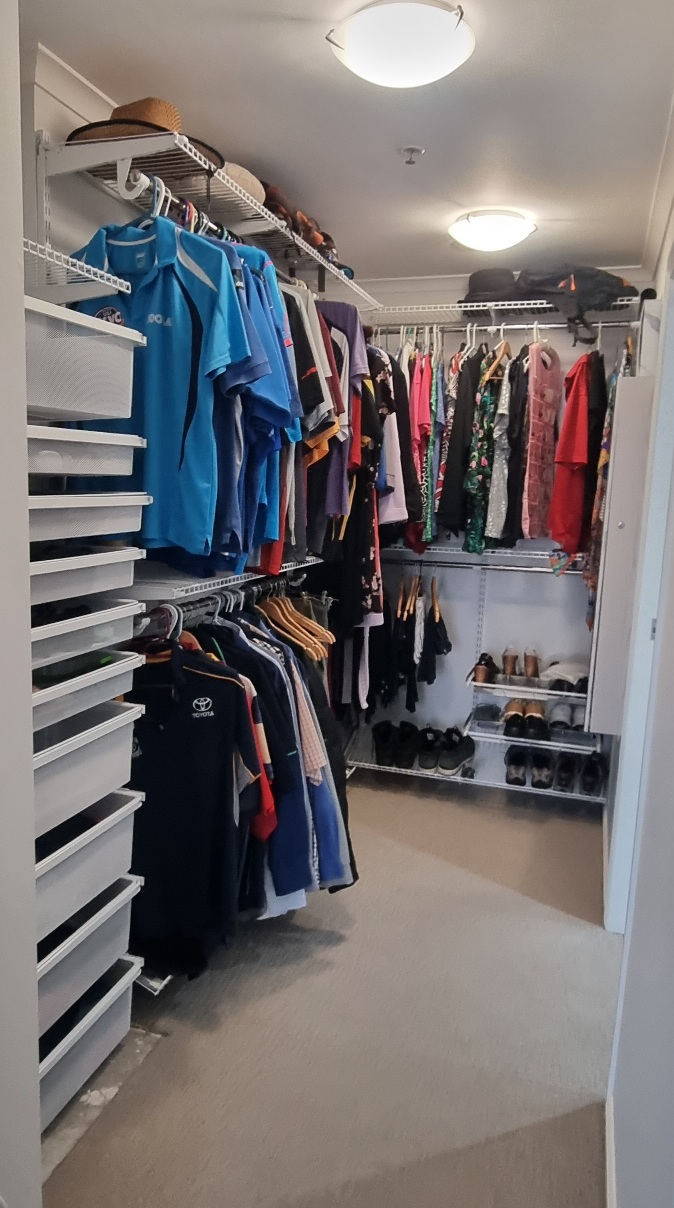 Walkin wardrobe makeover From 2.2m of Bunnings community