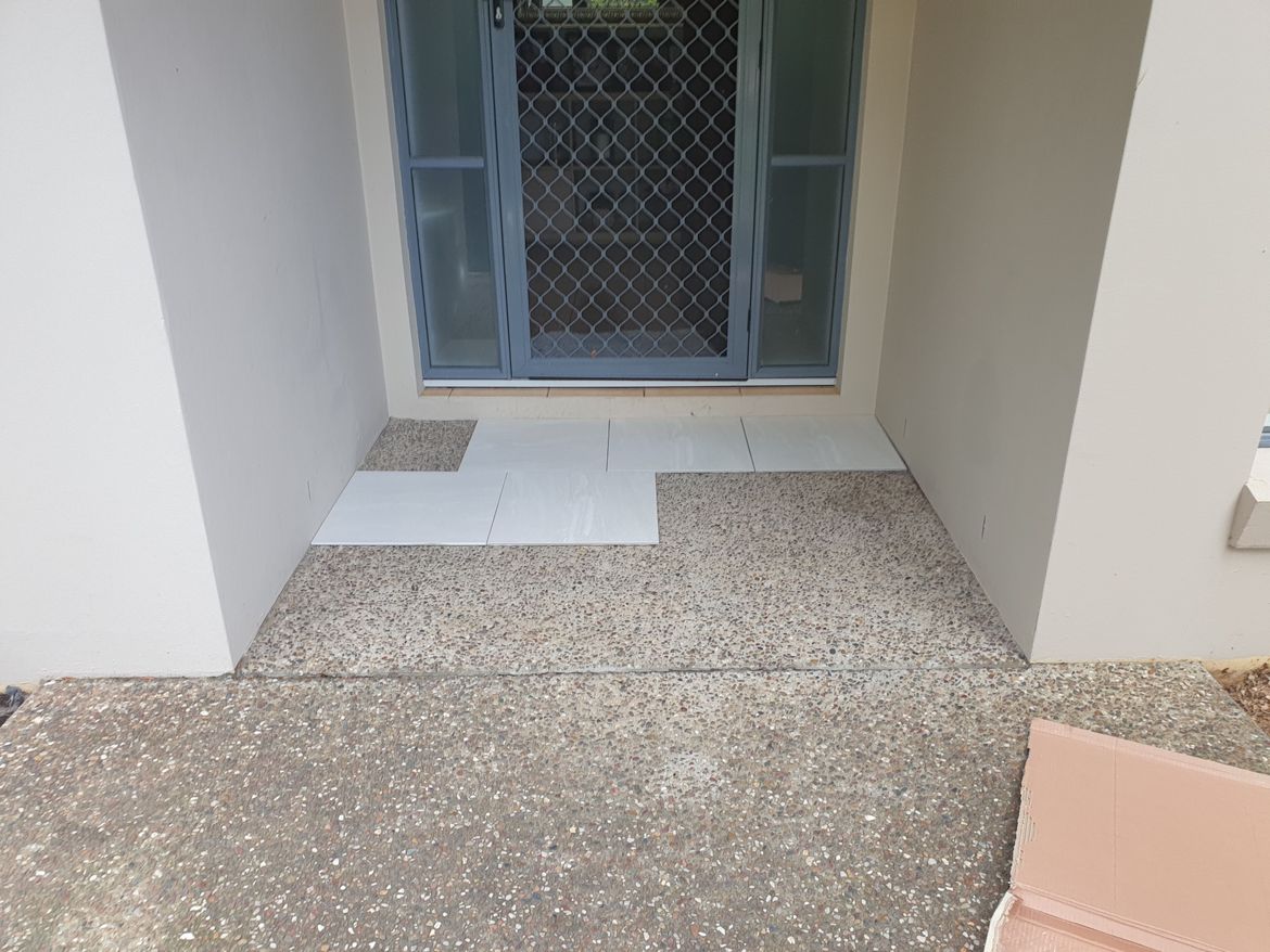 trying how the floor going to look like