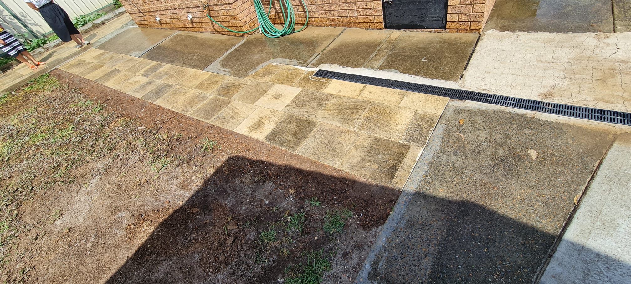 Side path paver transformation Bunnings community
