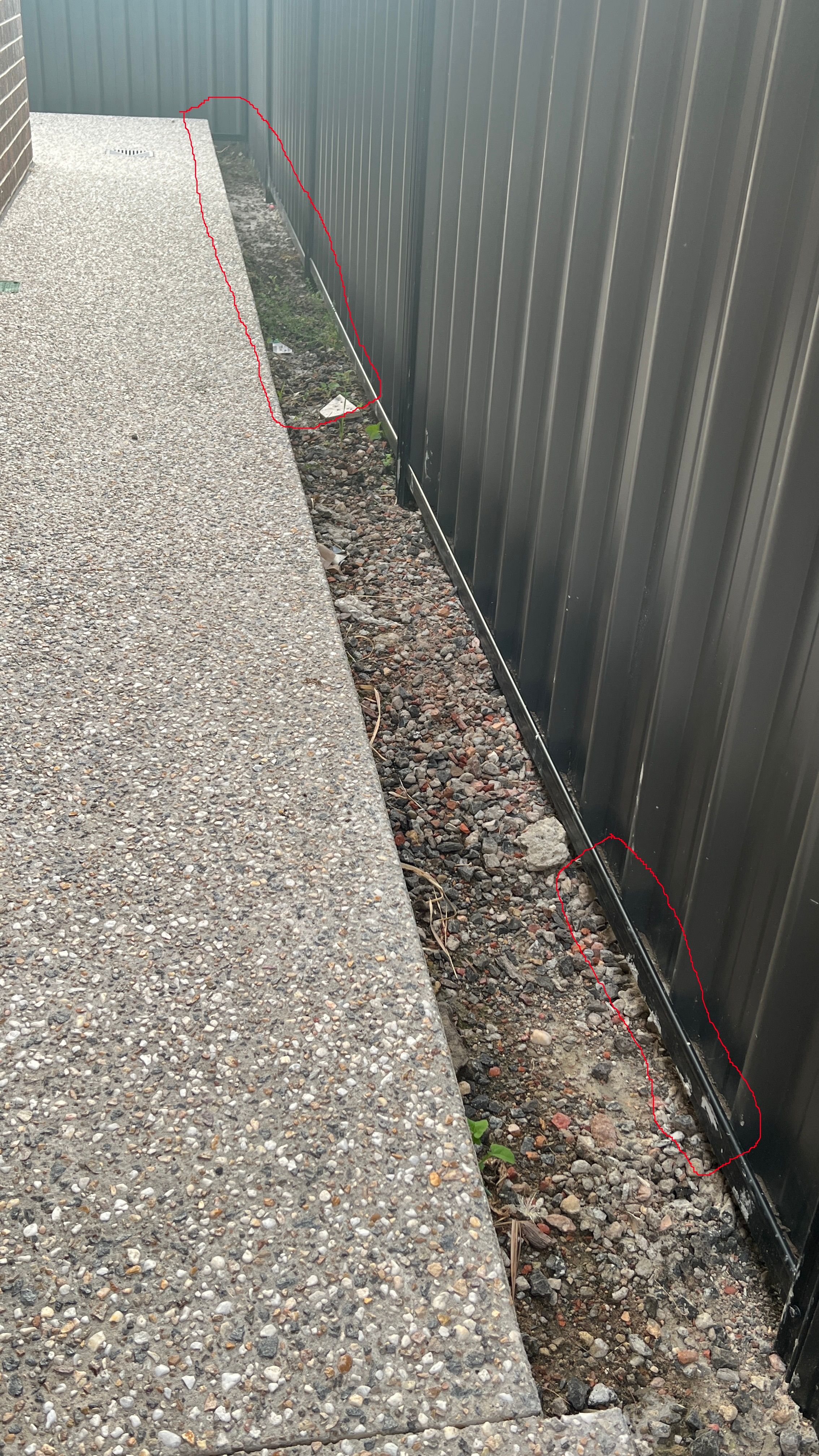 How to fill the gap between Colorbond fe... Bunnings community