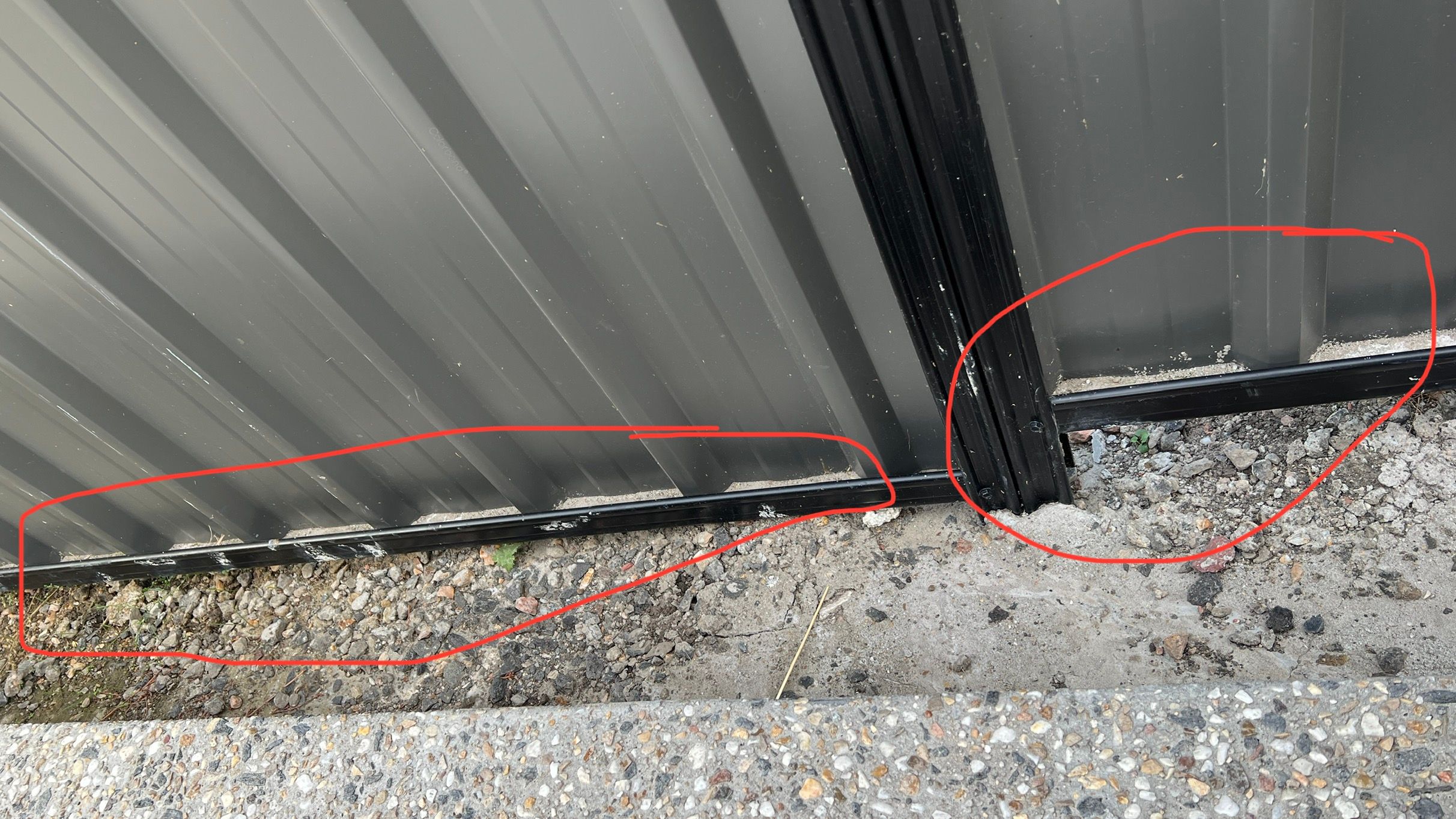 How to fill the gap between Colorbond fe... Bunnings community