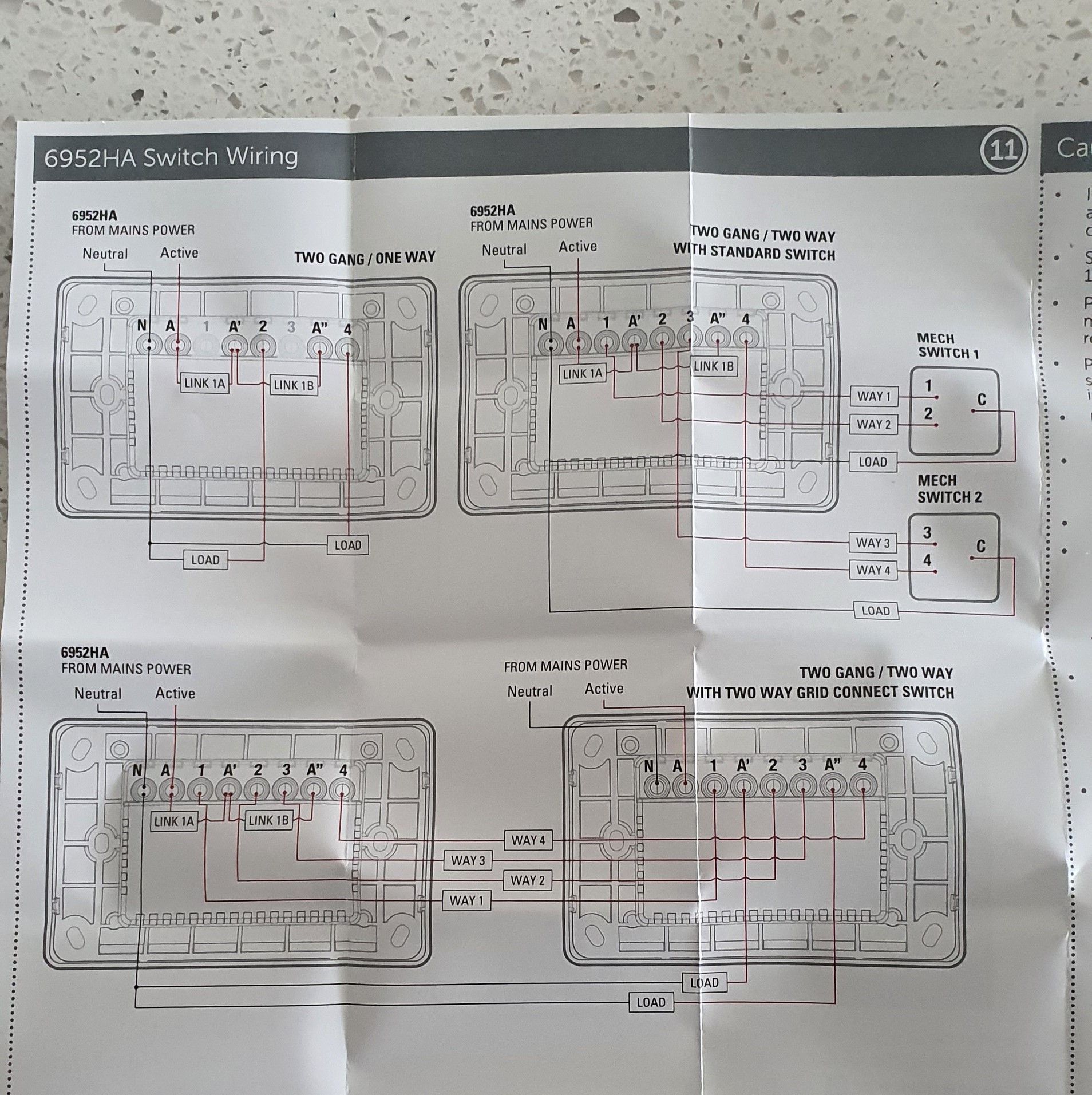 Will 2 way switch work with smart switch... Bunnings community