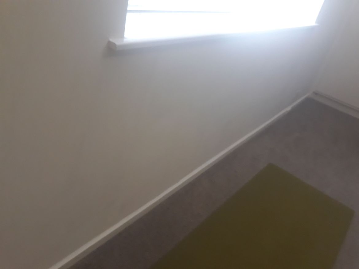 spare 5 most of lower part and 2 x 1 sq m patches either side of window