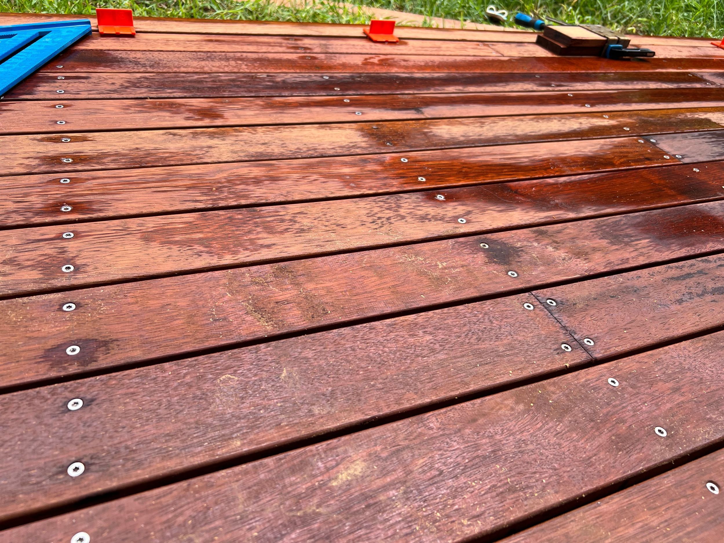 Lowlevel deck over concrete alfresco Bunnings community