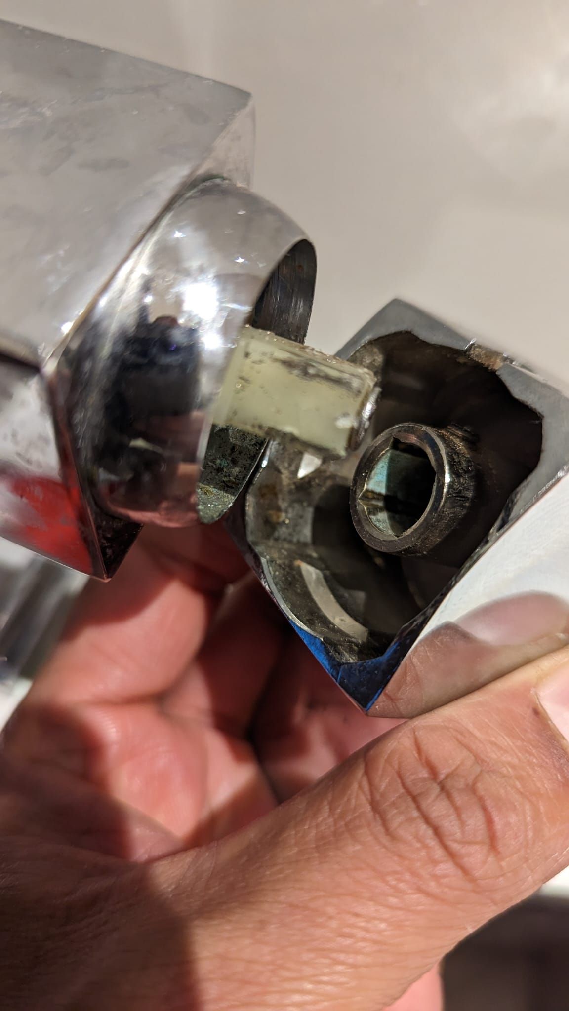 Wall mounted mixer tap falls off grub Bunnings community