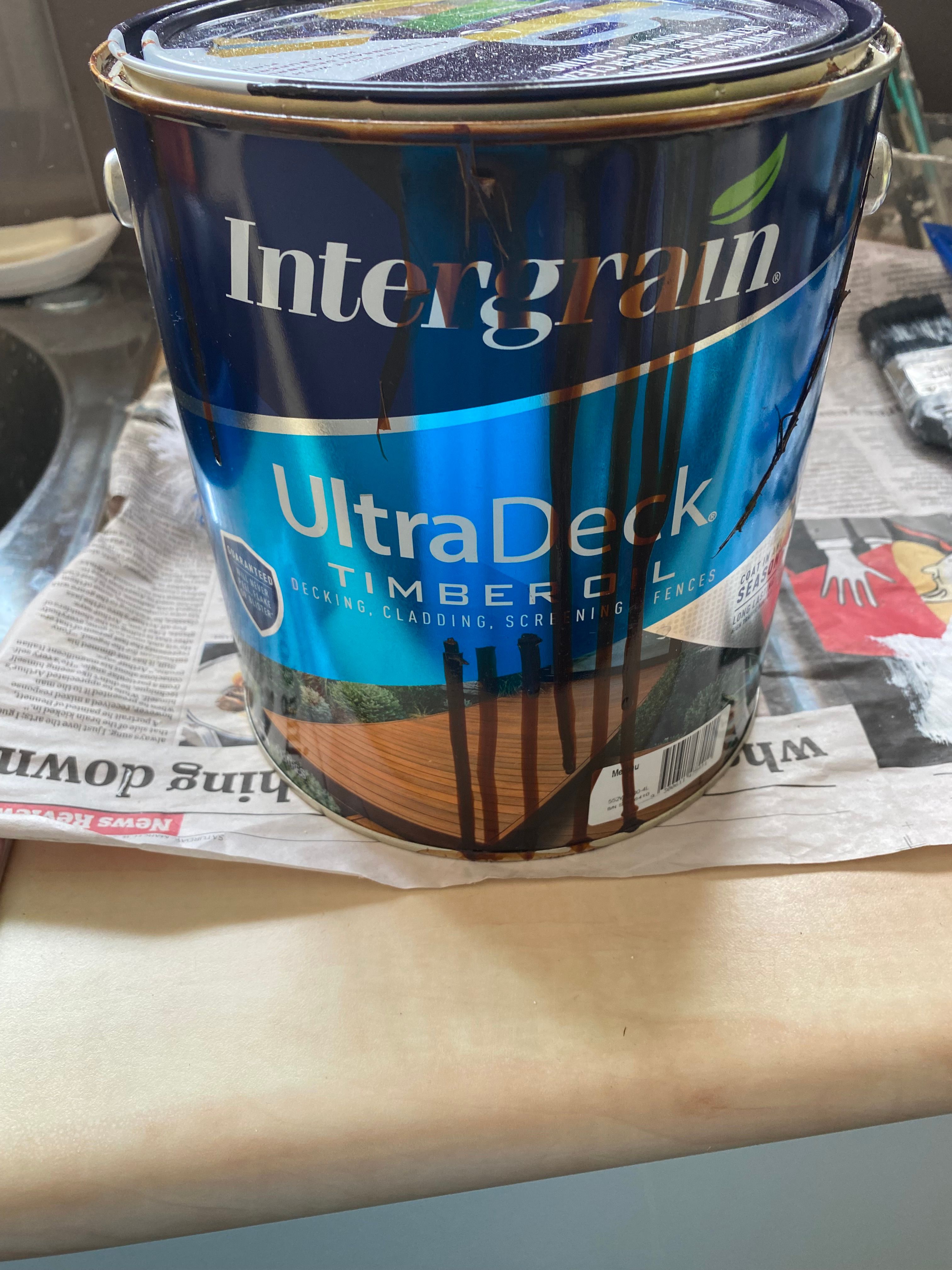 UltraDeck Timber Oil in Merbau Bunnings community