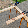 2.2 Clamp 'd' frame on saw horse.png