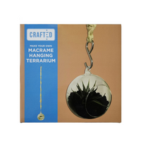 Crafted Hanging Macrame Terrarium Kit