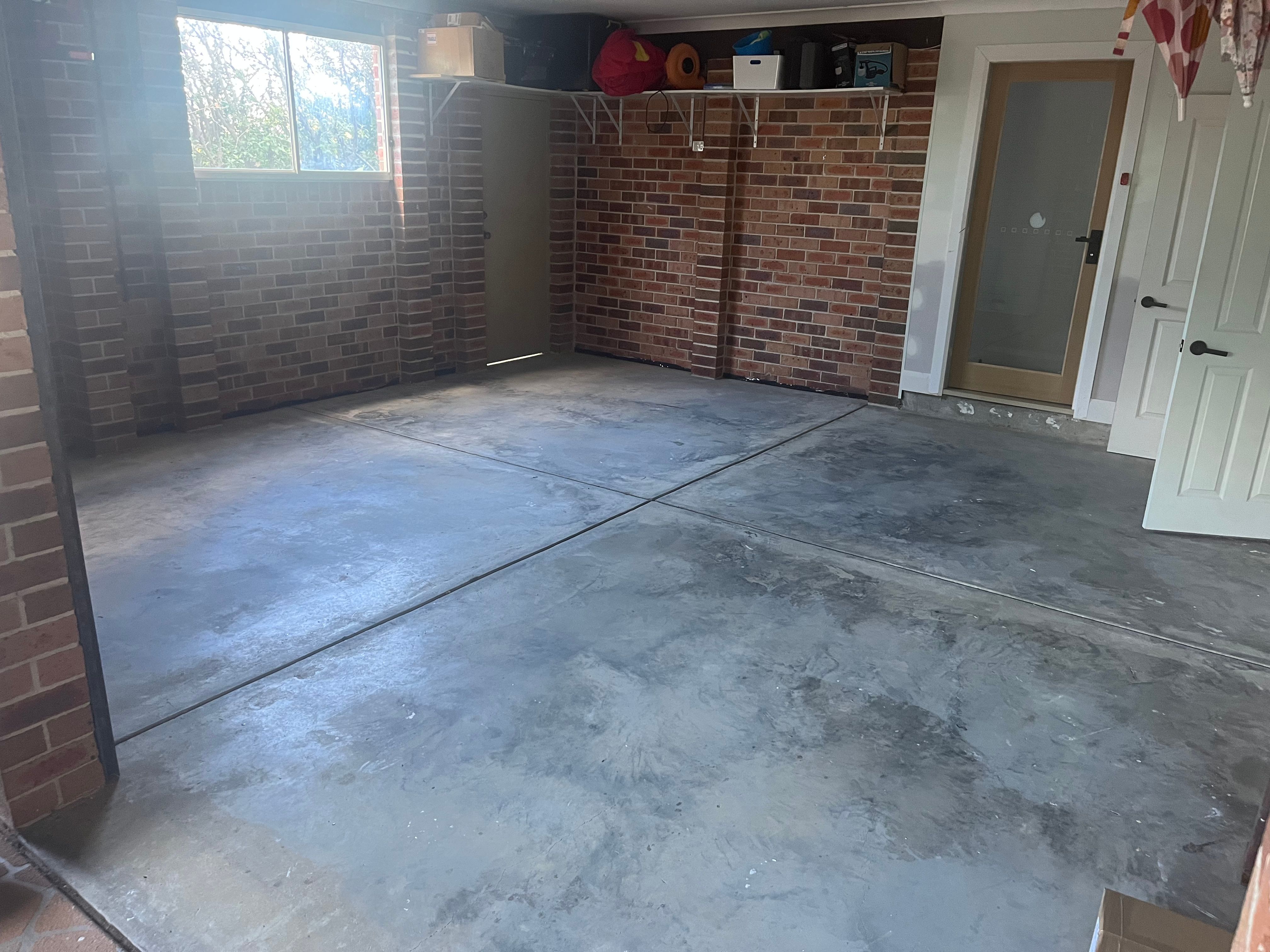 How to apply epoxy to garage floor expan... Bunnings community