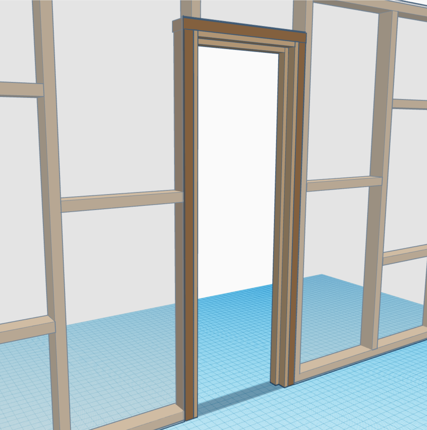 How to install a door in an internal wal... Bunnings community