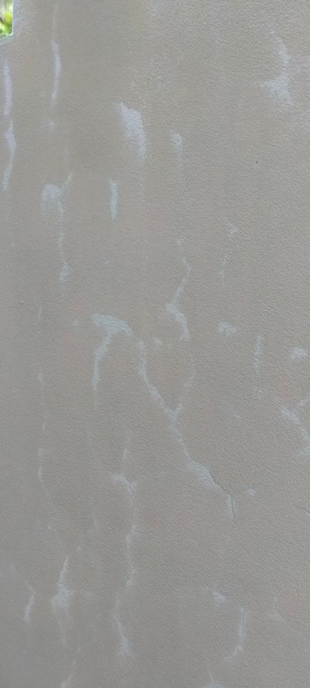 White marks are hairline cracks