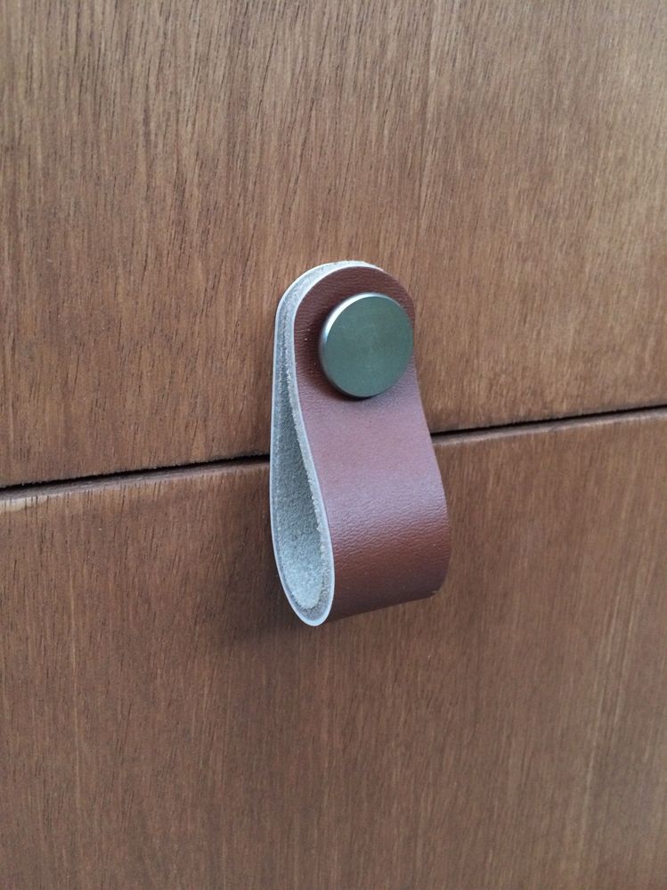 Leather pull purchased from ebay