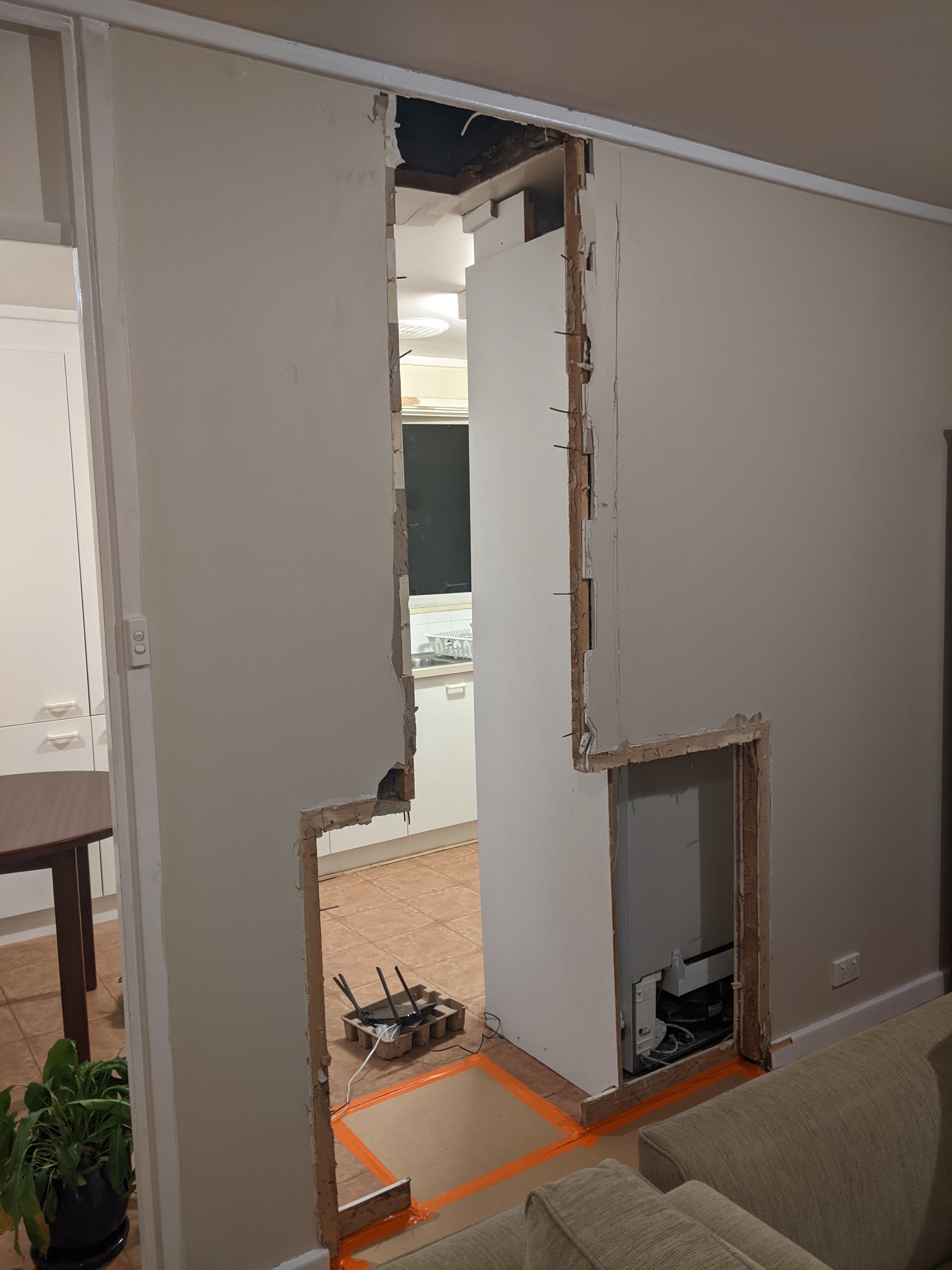 How to repair a Paramount partition wall... Bunnings community