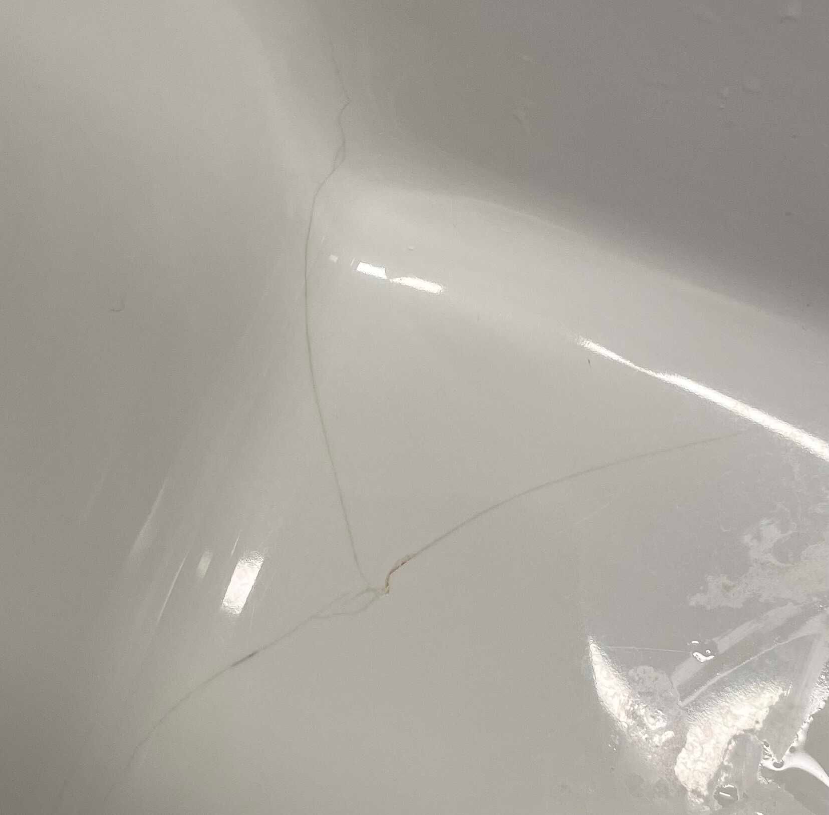 How to fix crack on ceramic sink? Bunnings community