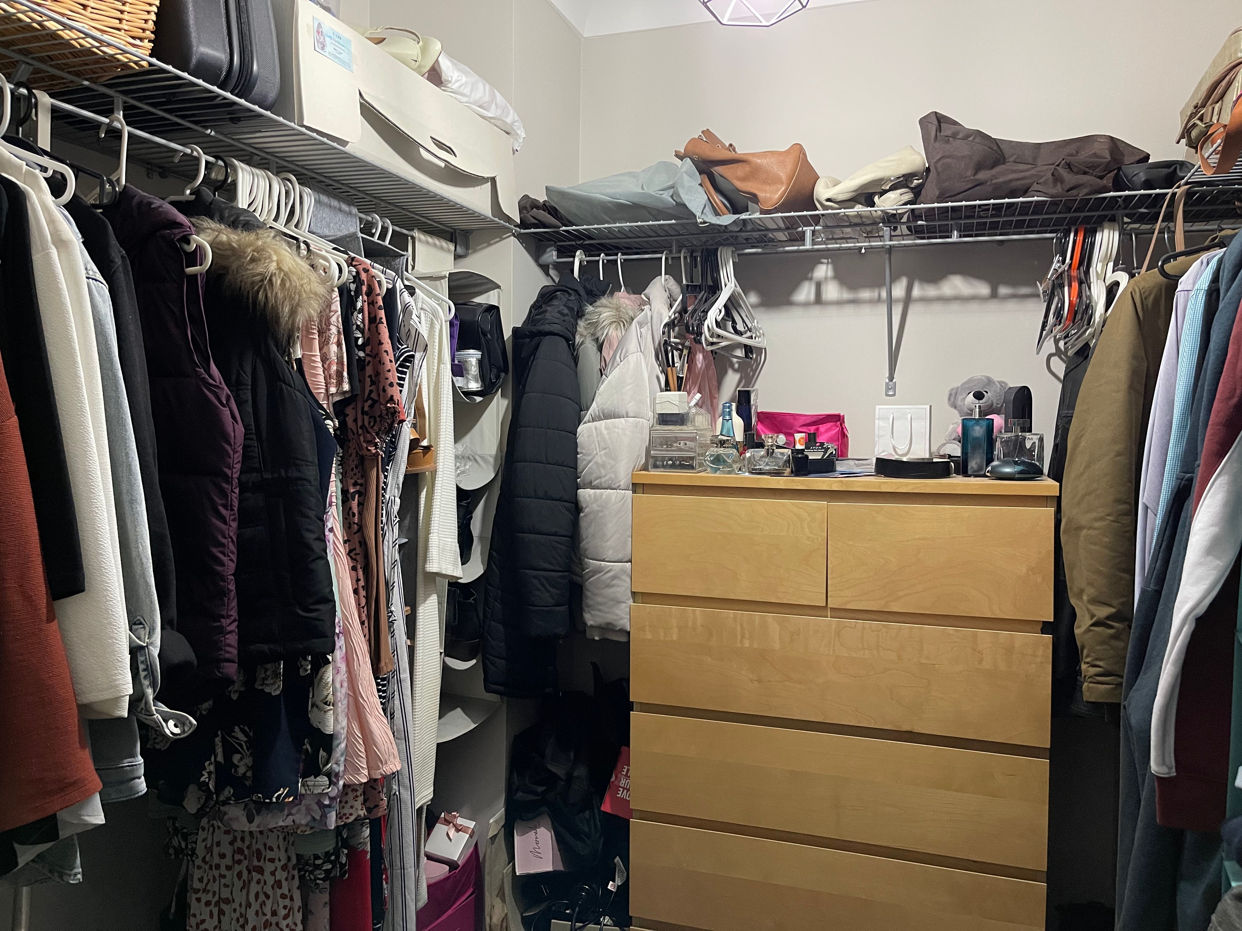 Walkin wardrobe makeover Bunnings community