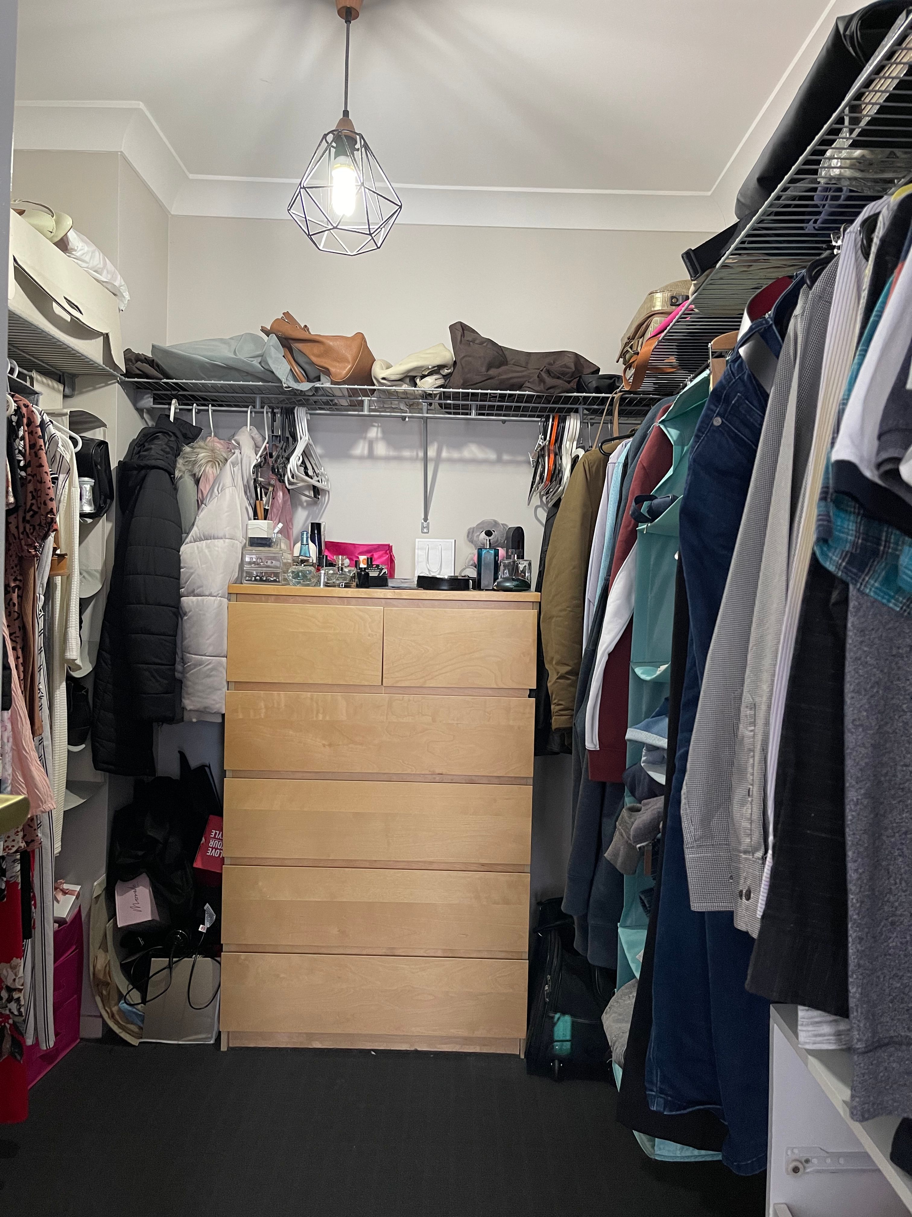 Walkin wardrobe makeover Bunnings community