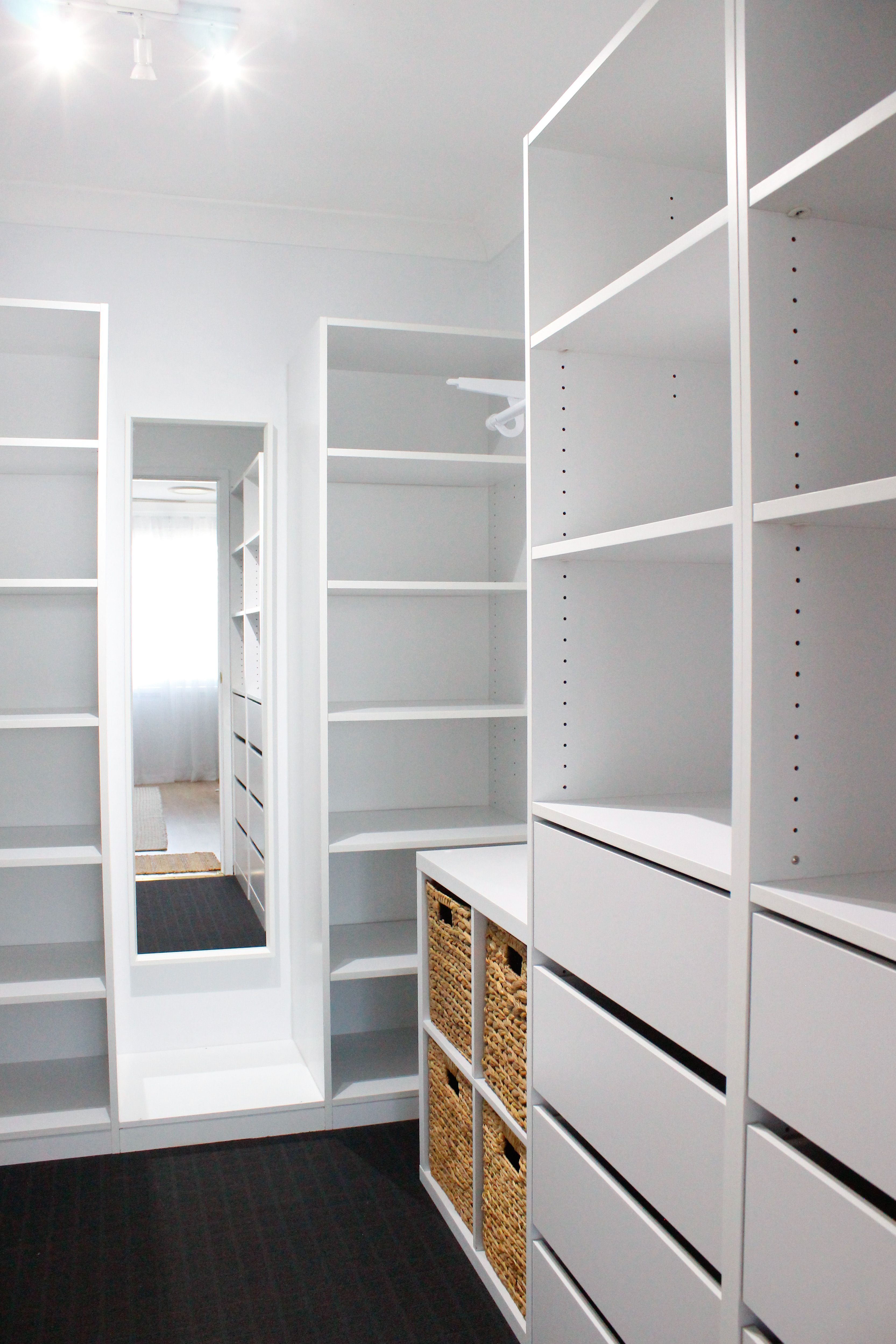 Walkin wardrobe makeover Bunnings community