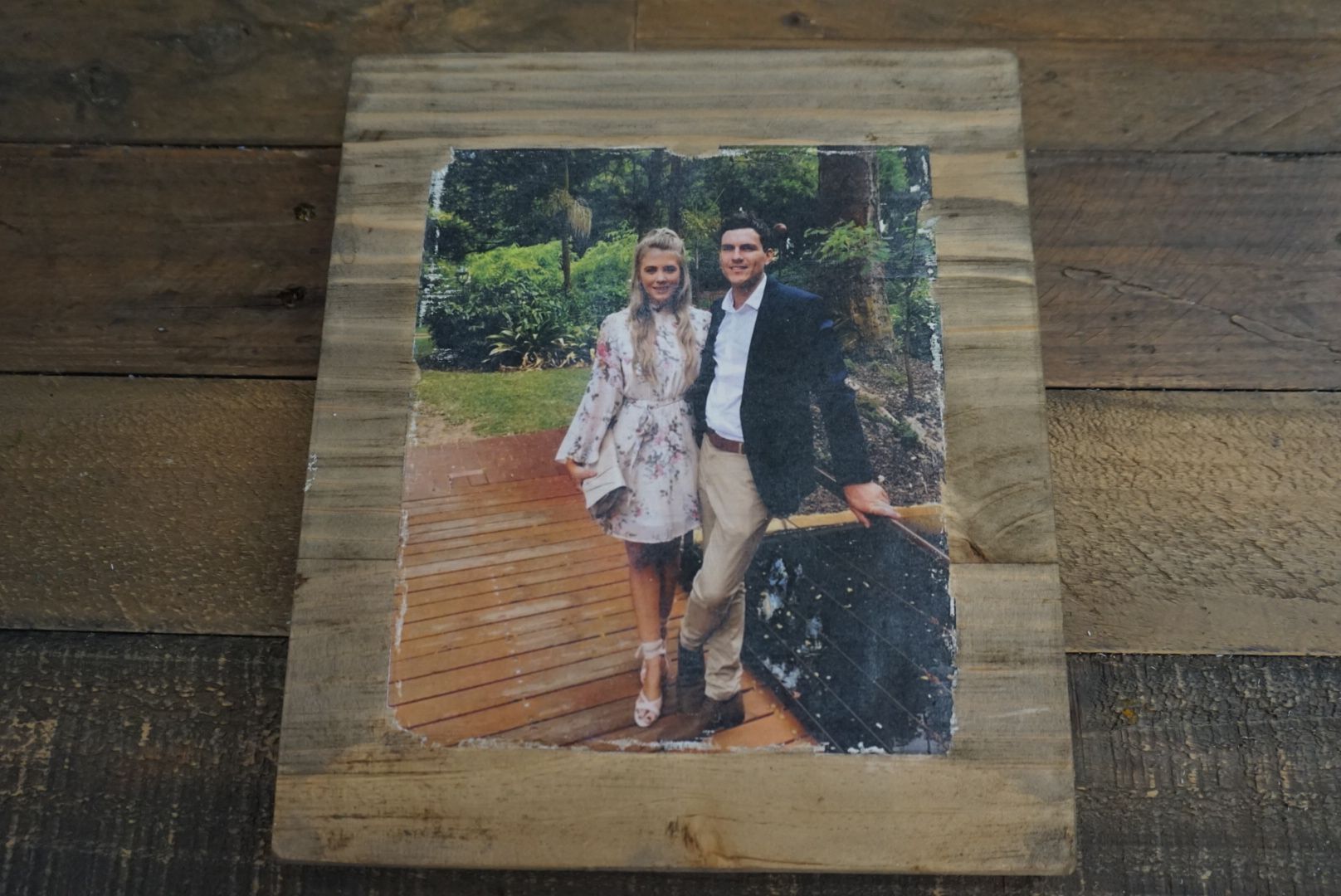 Pallet timber photo frames Bunnings community