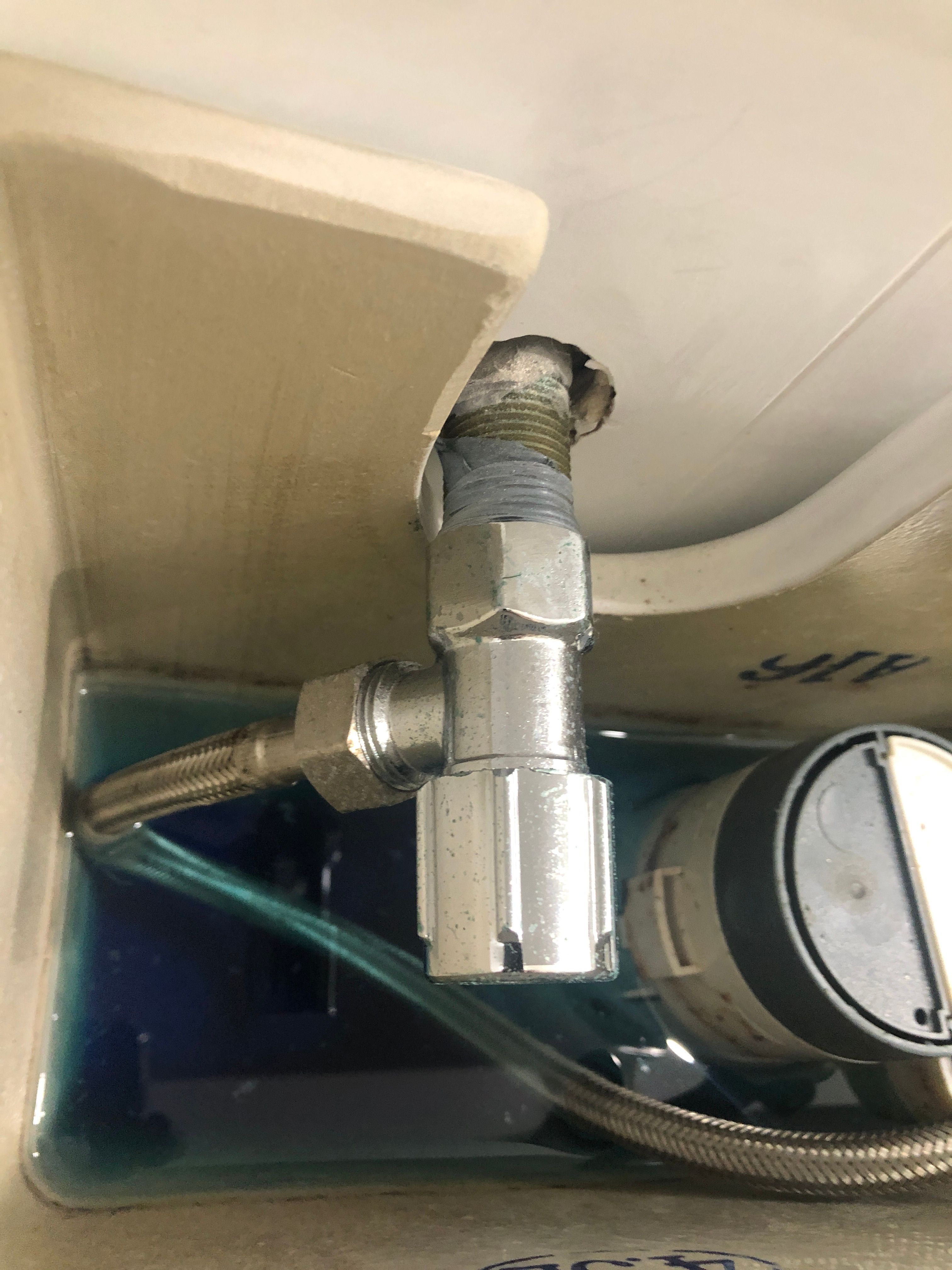 How to connect a handheld bidet spray to... Bunnings community