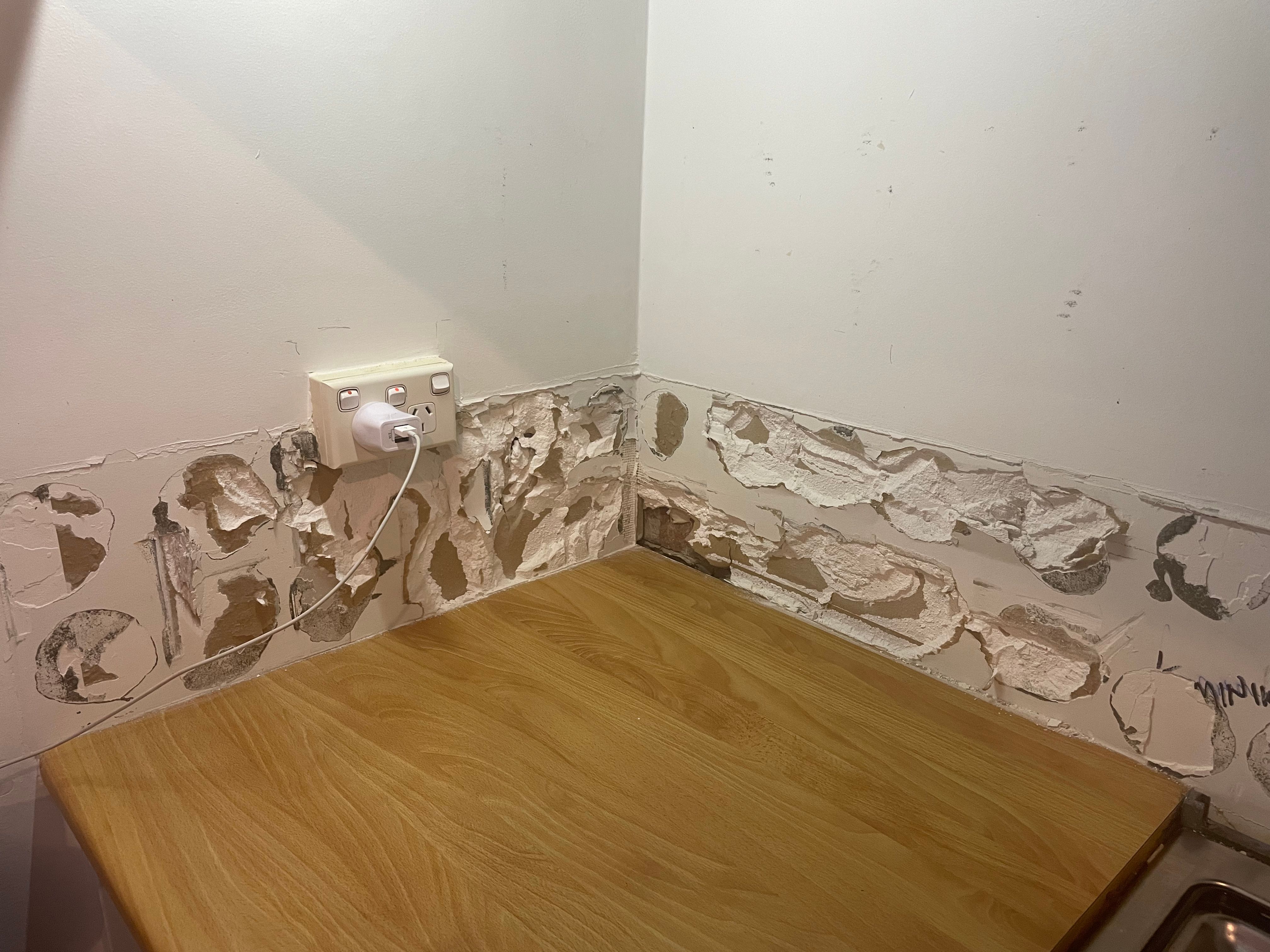 How do I prepare this wall for tiling? Bunnings community