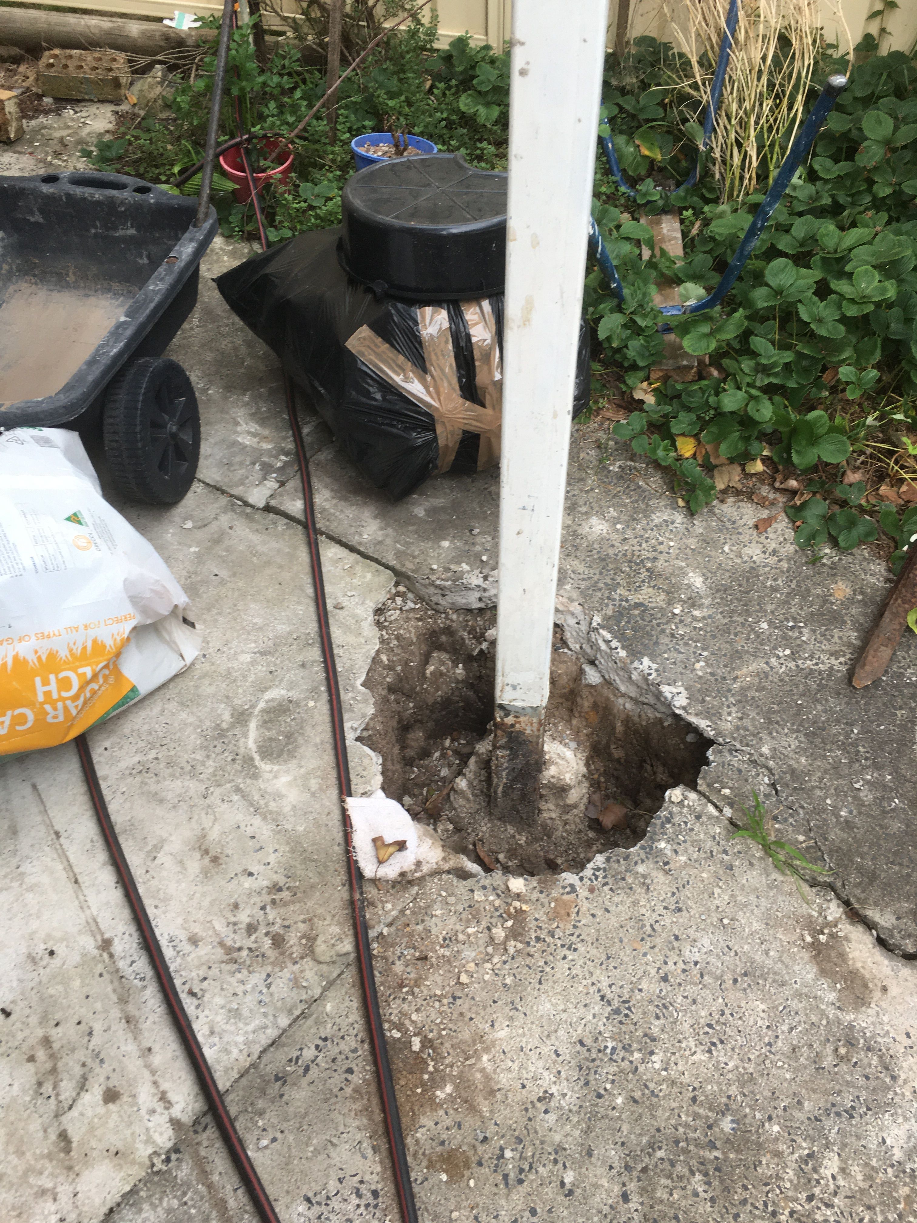 How to build verandah post footings? Bunnings community