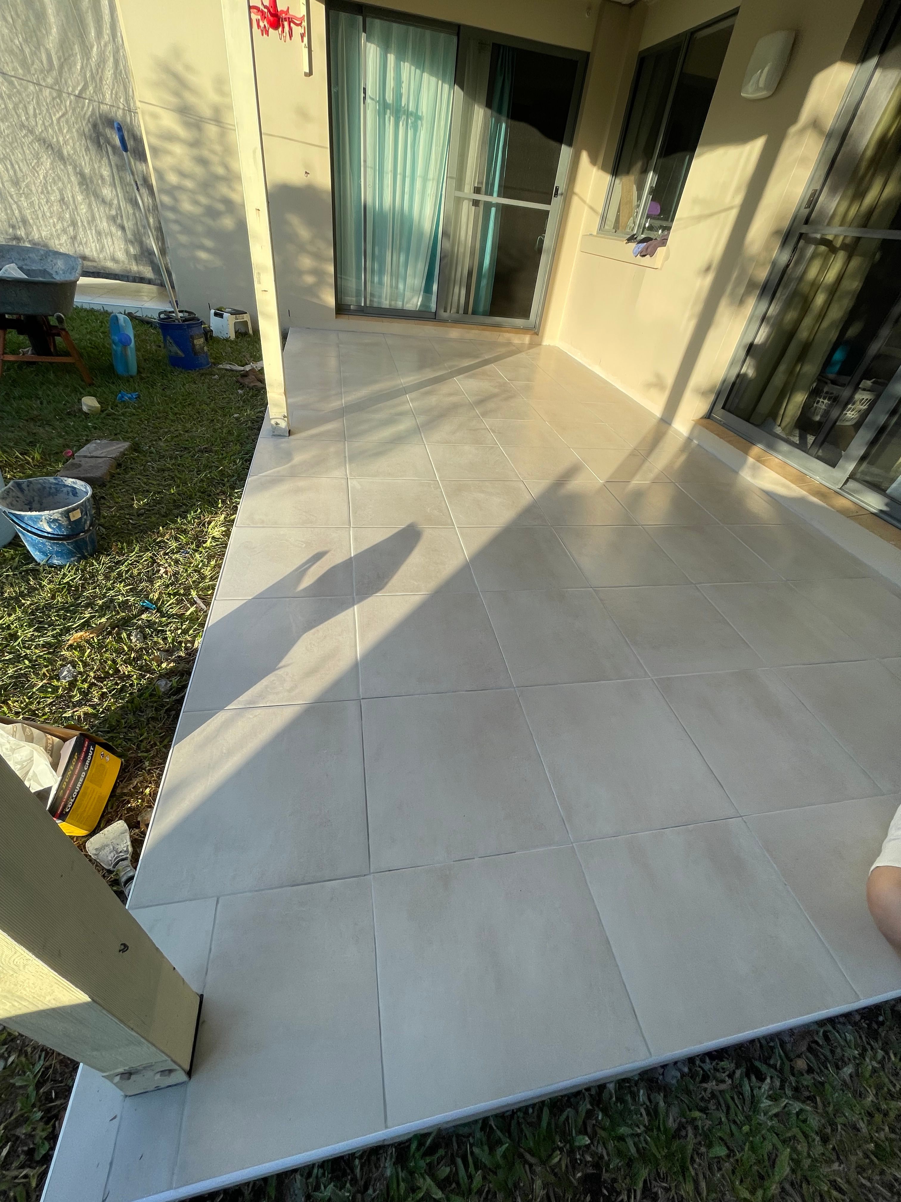 How to lay tiles for patio? Bunnings community