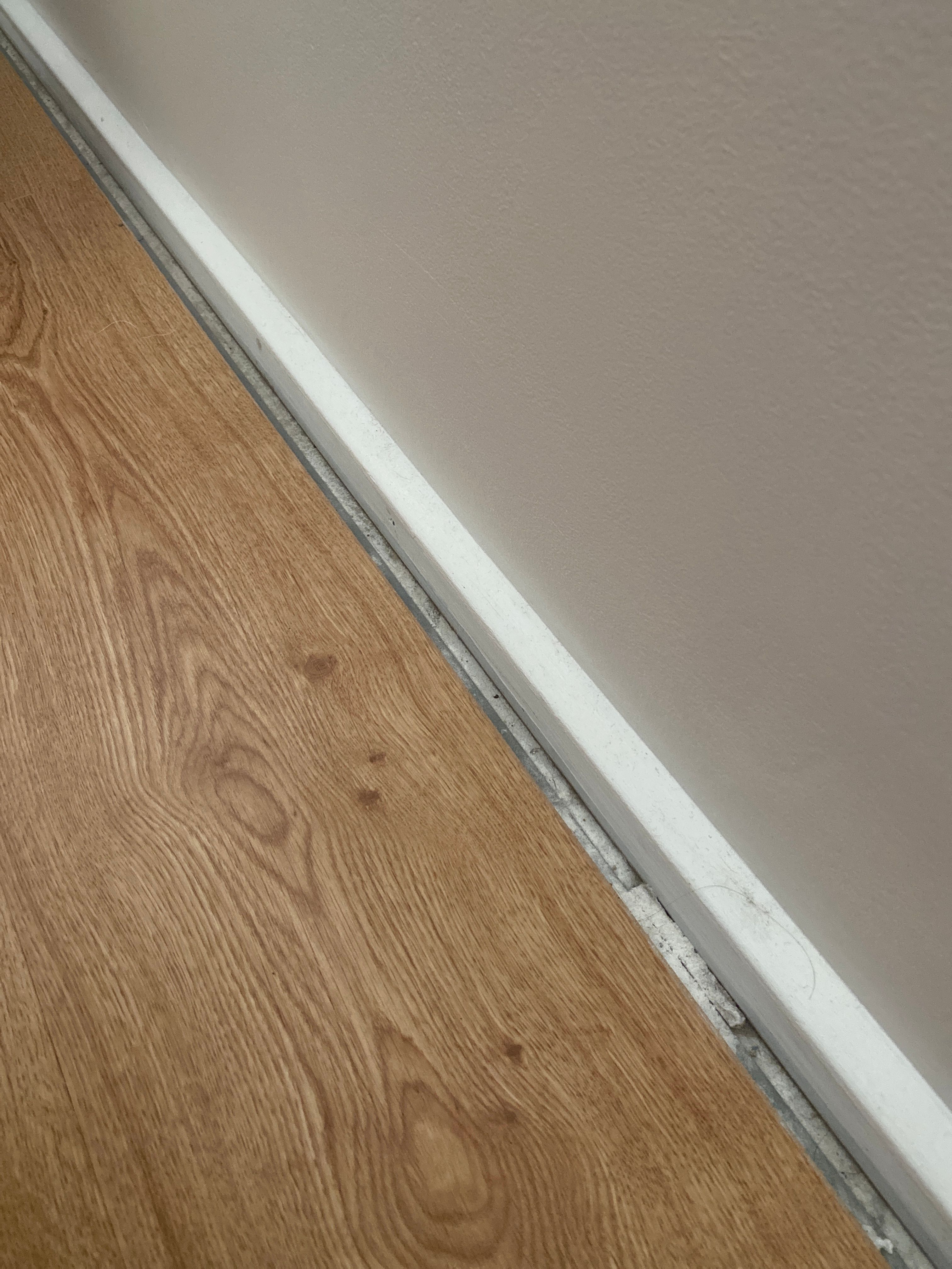 How to fix gap between floor and wall? Bunnings community