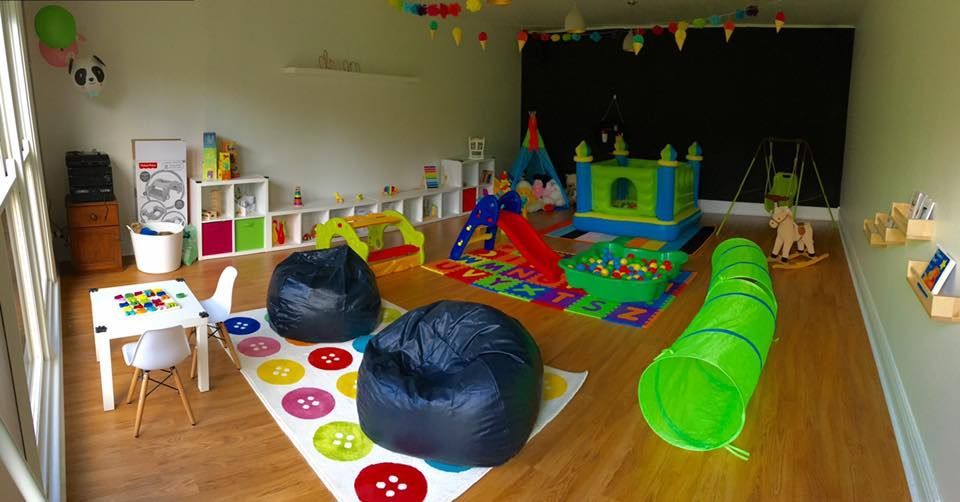 The finished playroom