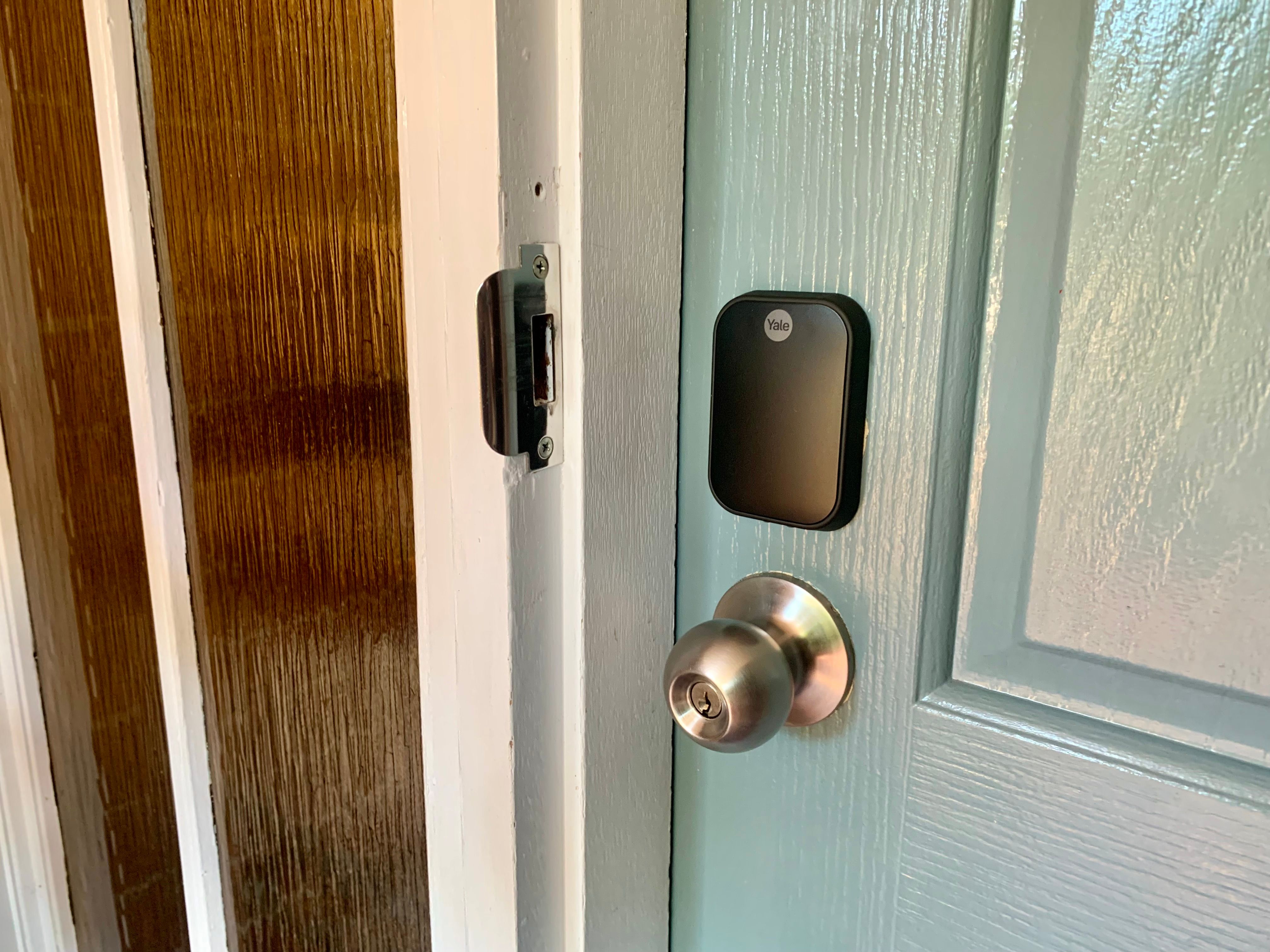 Smart front door lock installation Bunnings community