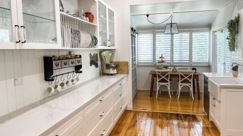 Claire's renovation of her parents' kitchen has "held up great"