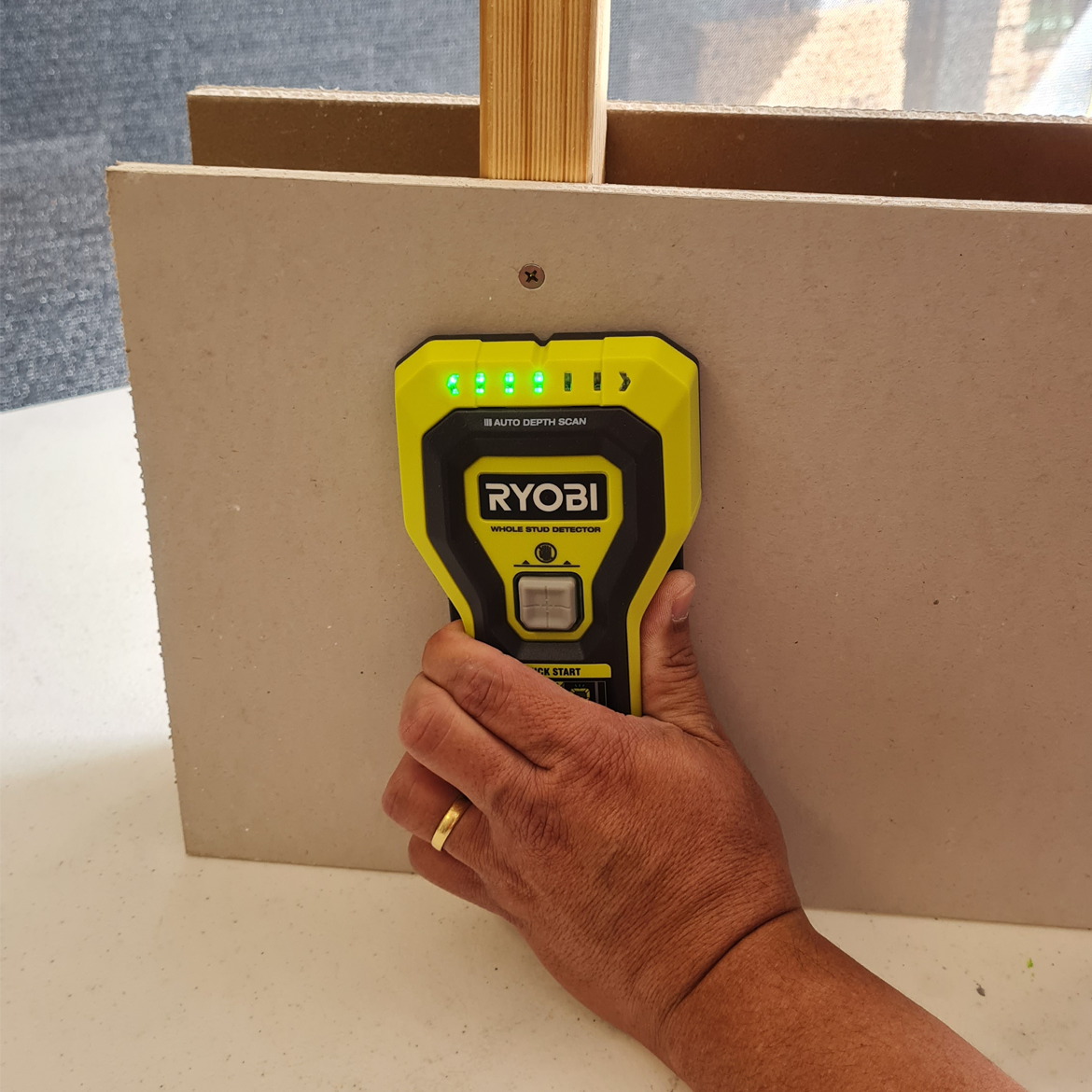 How to use a stud finder Bunnings community
