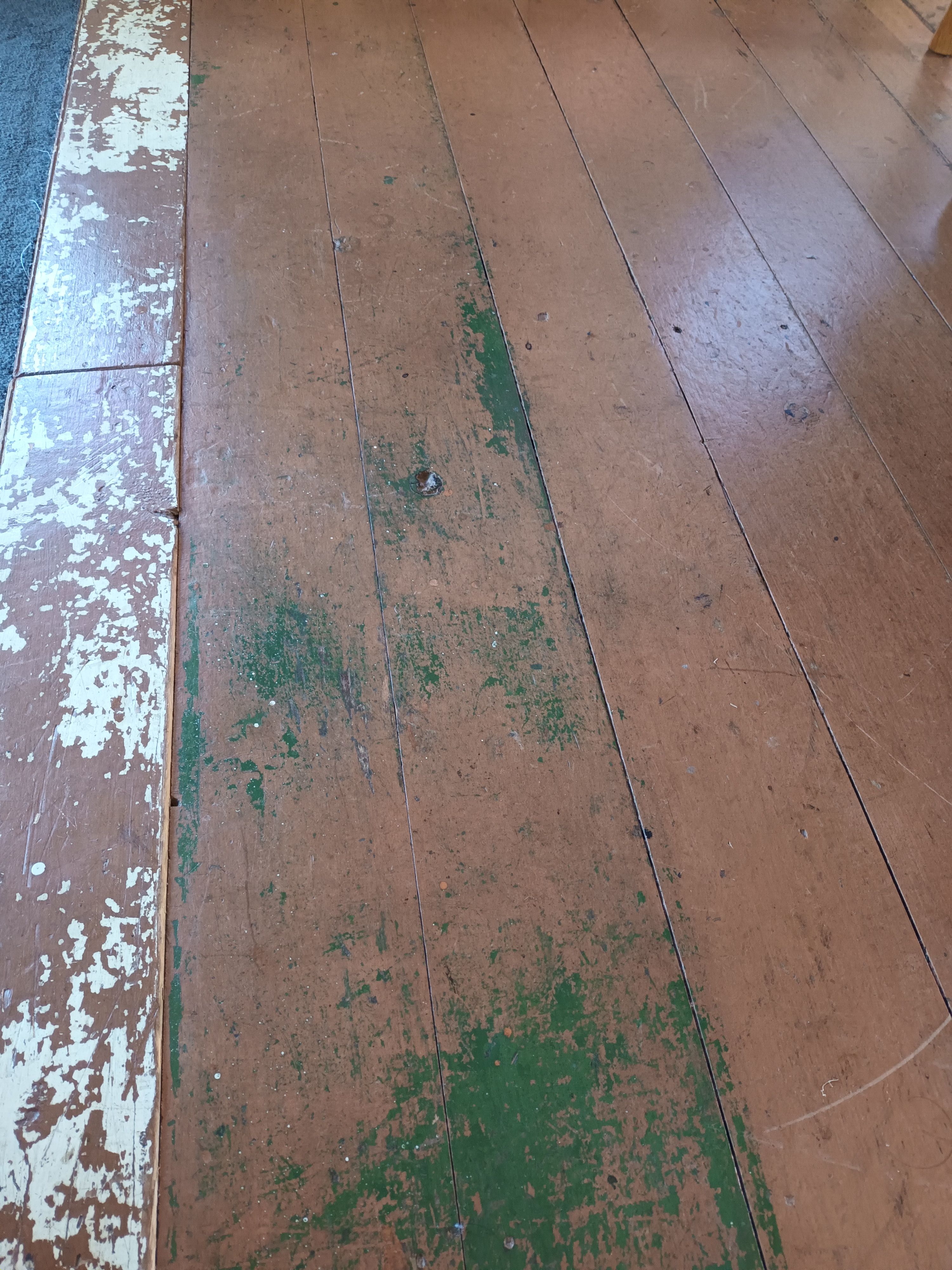 How to remove paint from wooden floors? Bunnings community