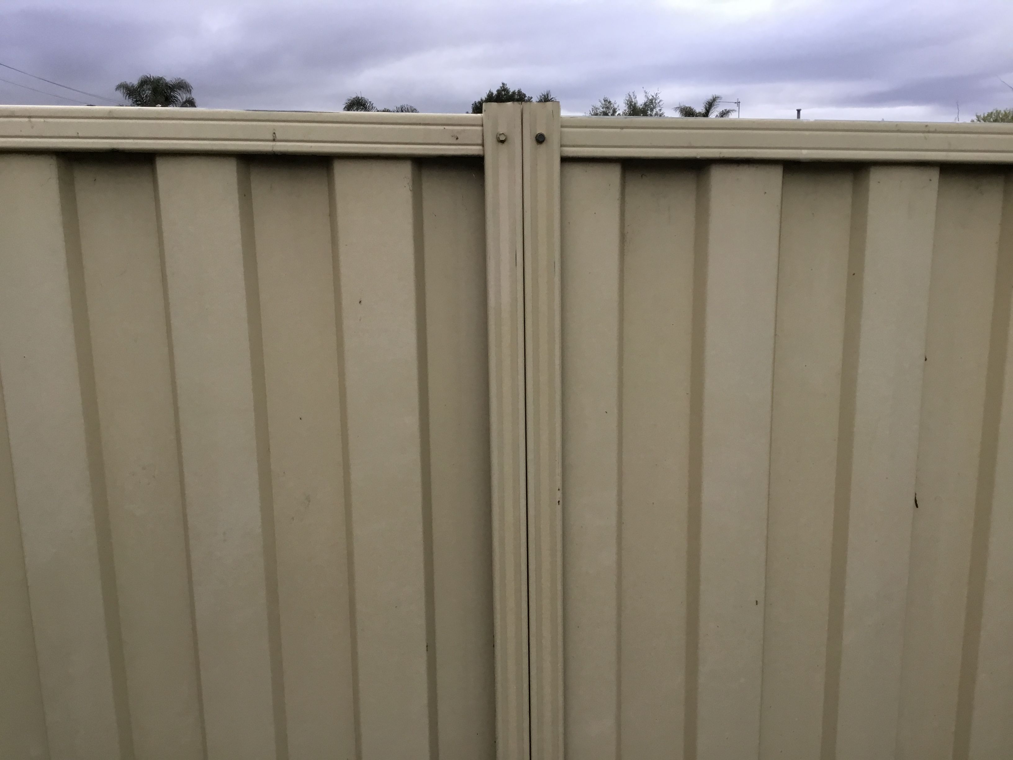 Attaching Colorbond fence extension Bunnings community