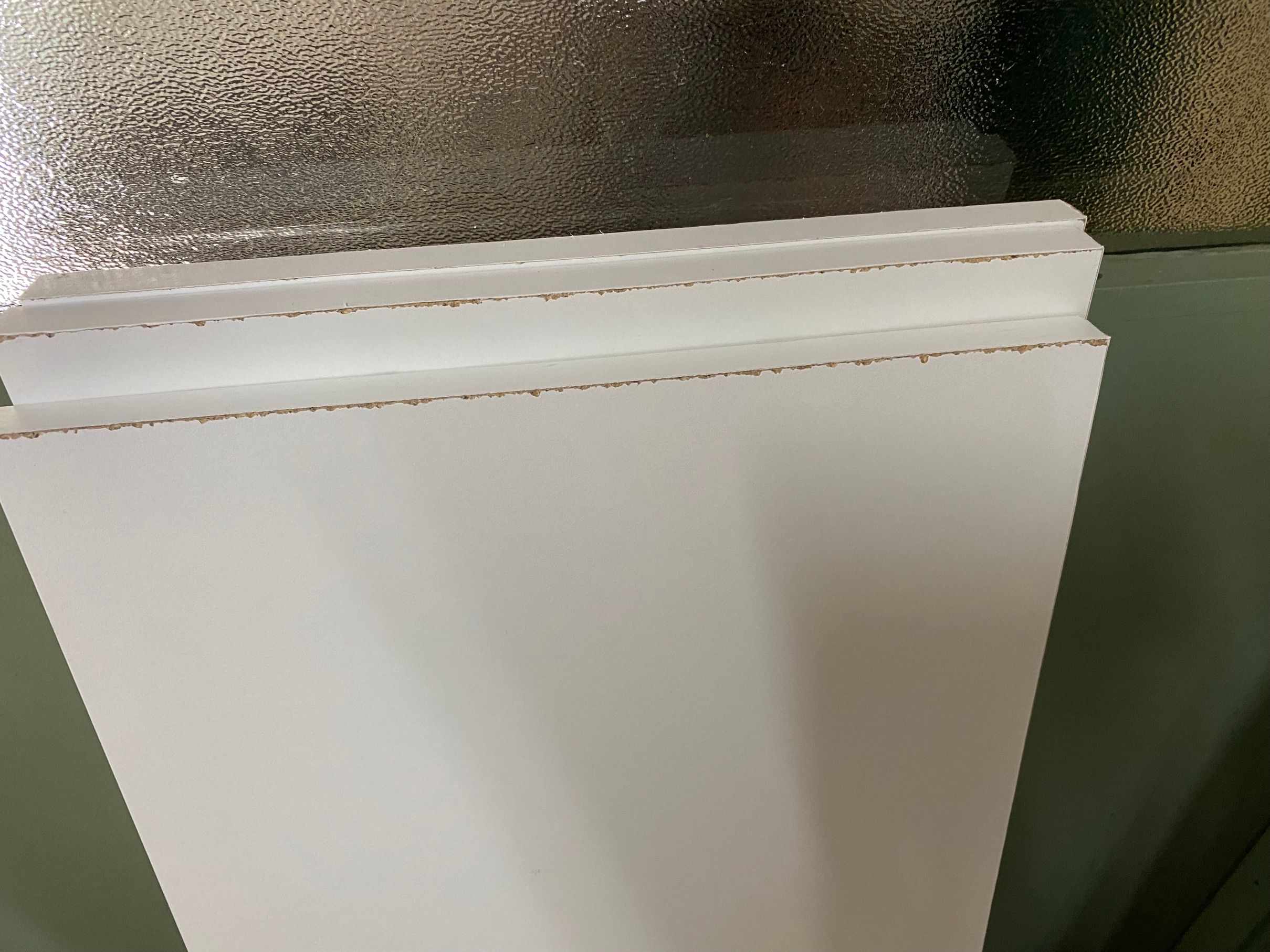 How to repair saw damaged Melamine shelv... Bunnings community