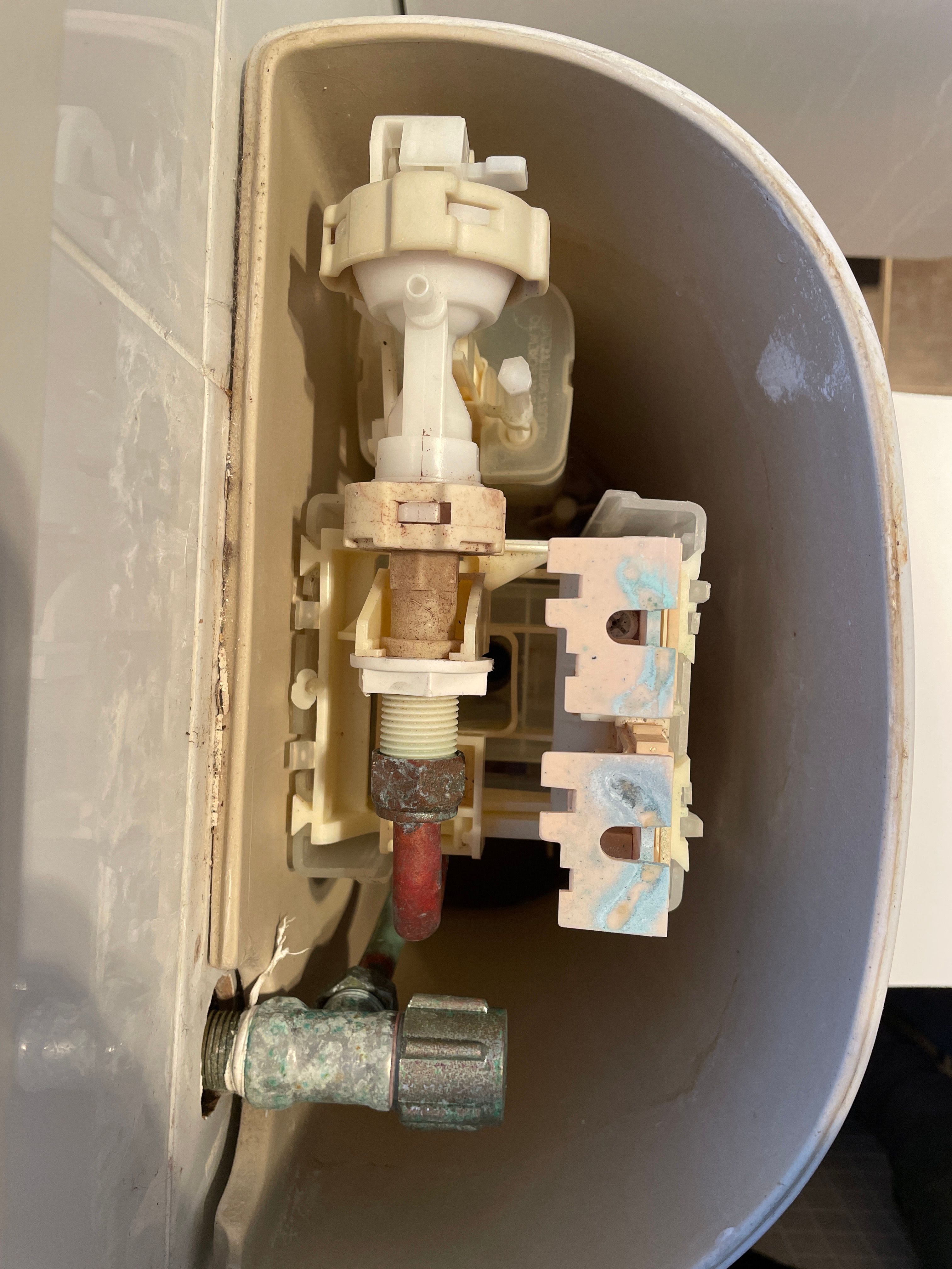 How to replace Caroma dual flush cistern... Bunnings community