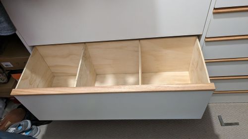 Double depth drawer