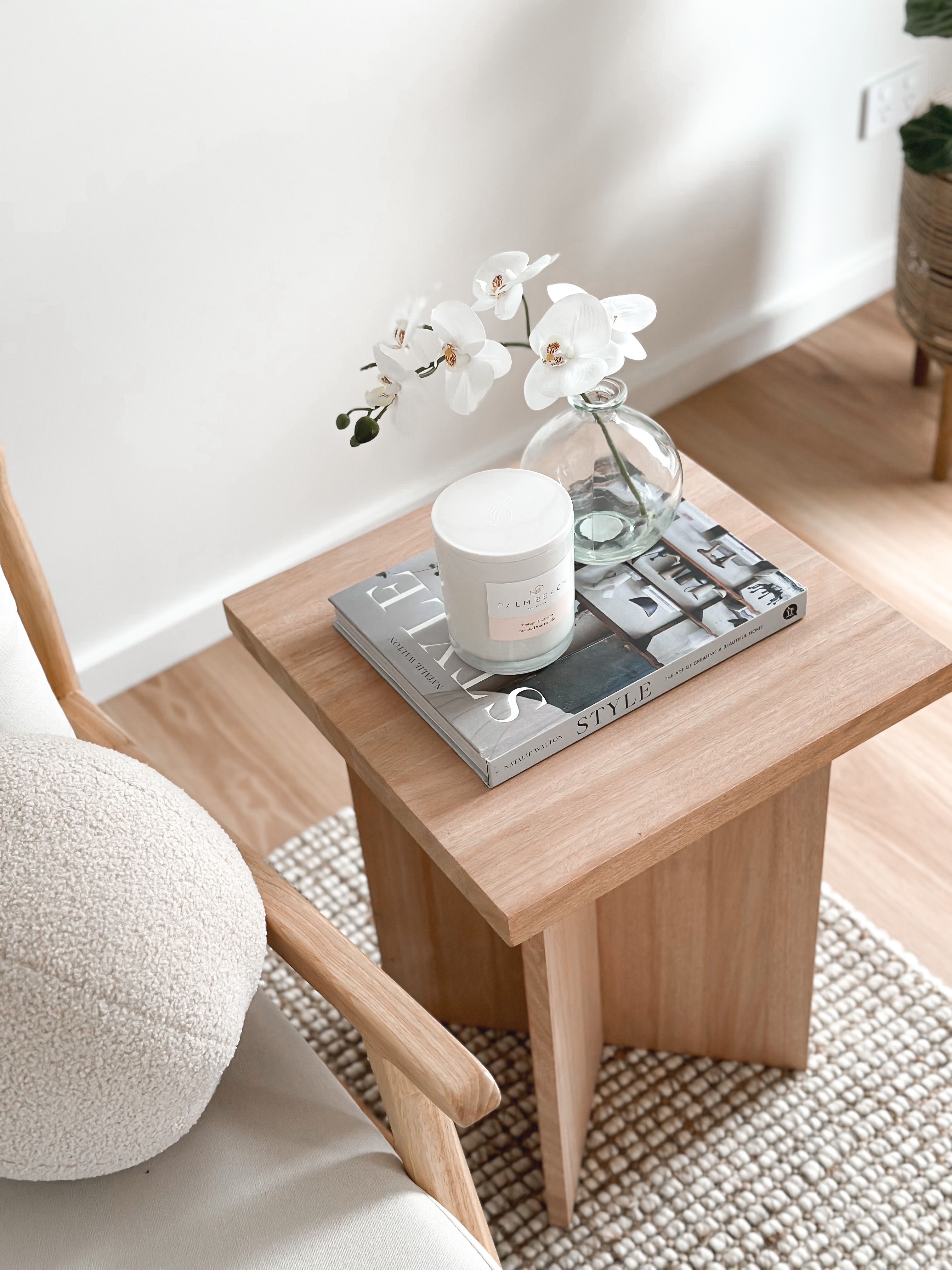 DIY timber side table Bunnings community