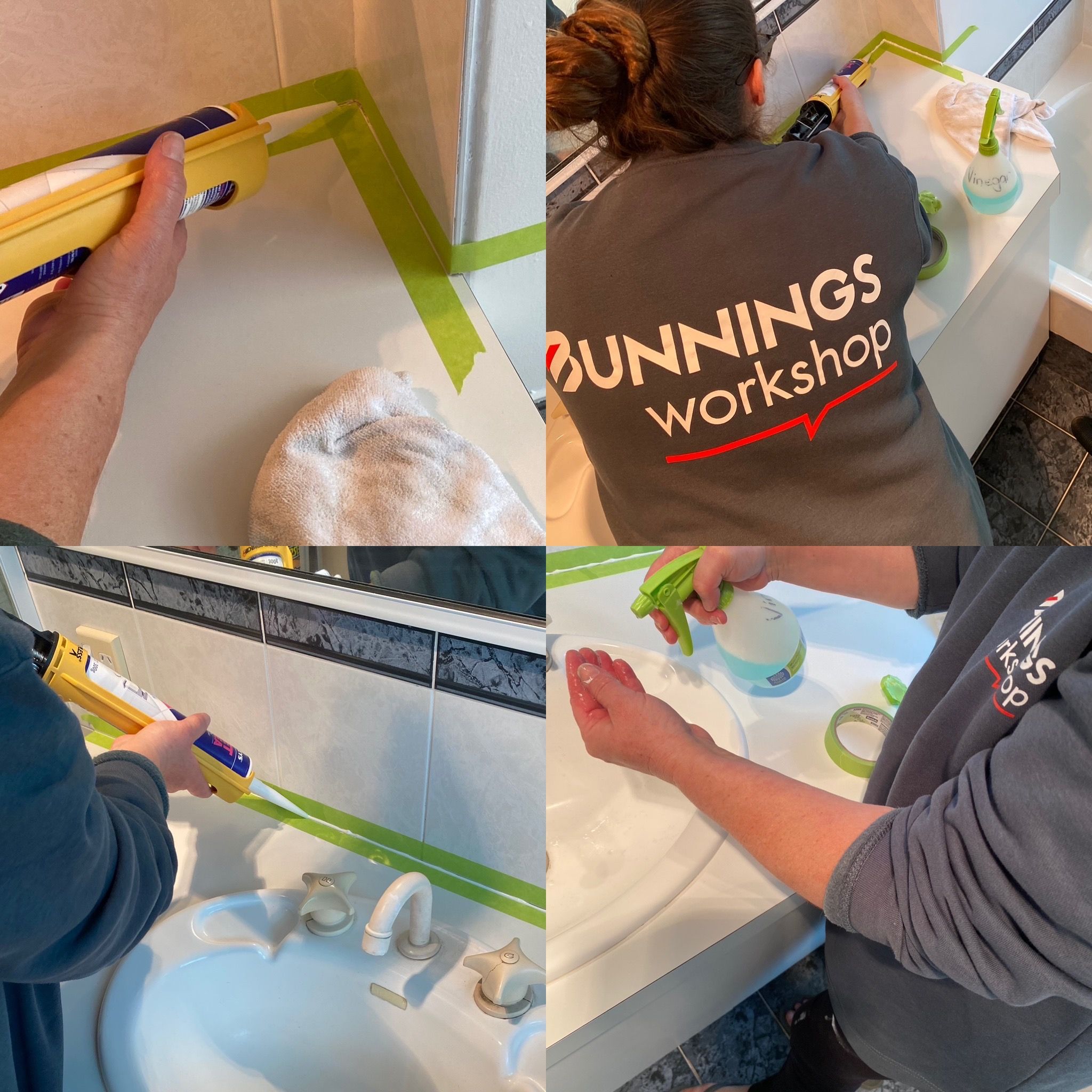 How to make tiles edge look neater? Bunnings community