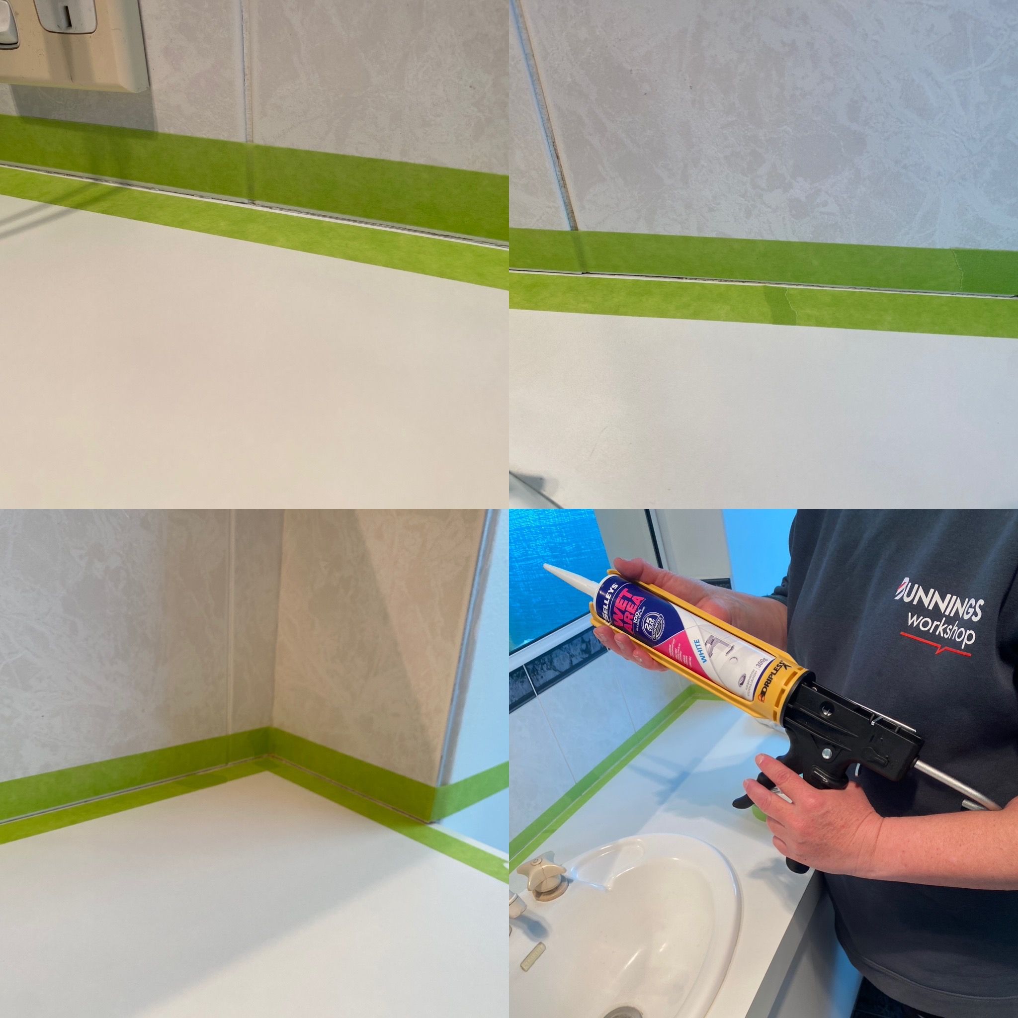 How to make tiles edge look neater? Bunnings community