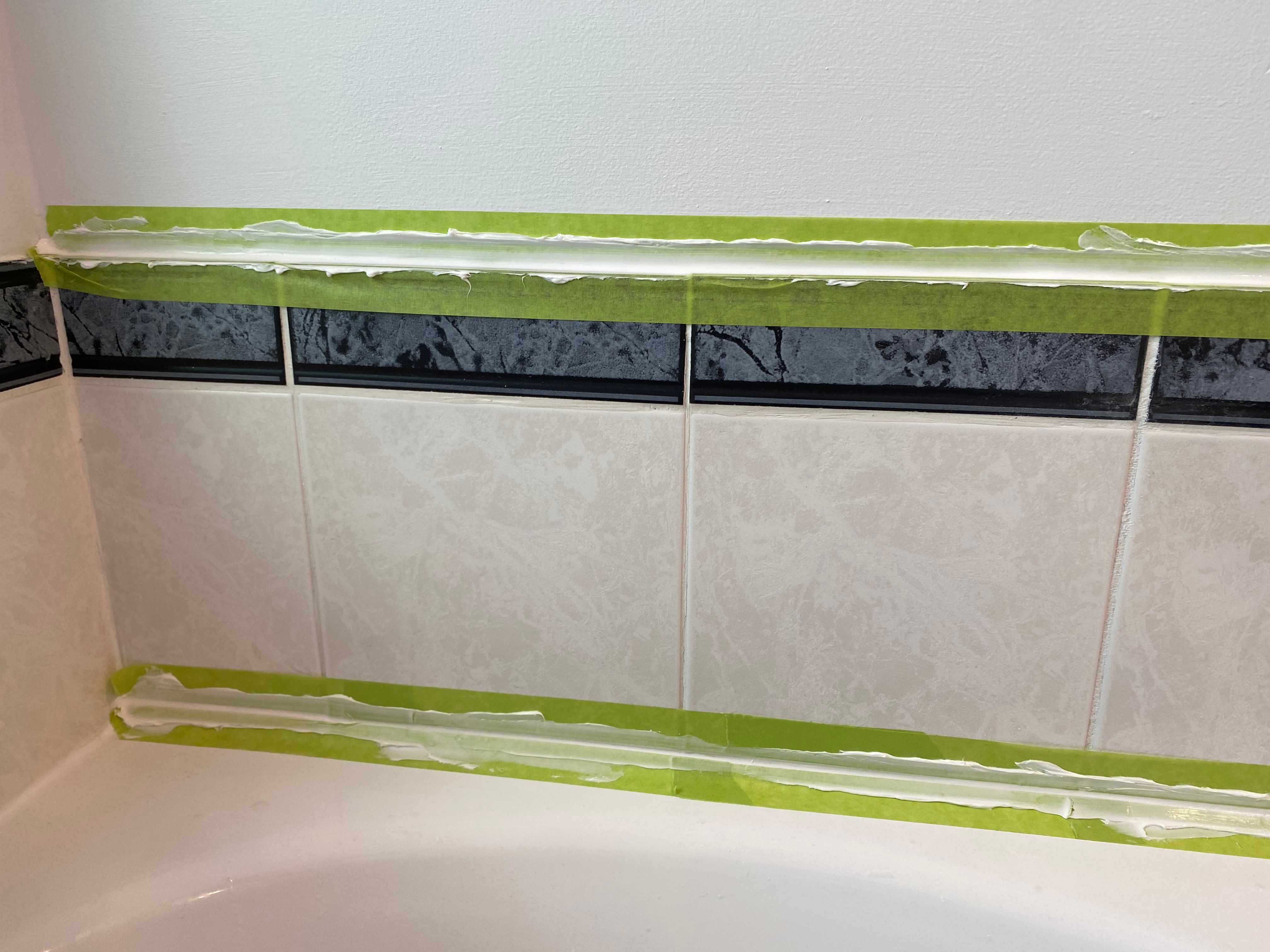 How to make tiles edge look neater? Bunnings community