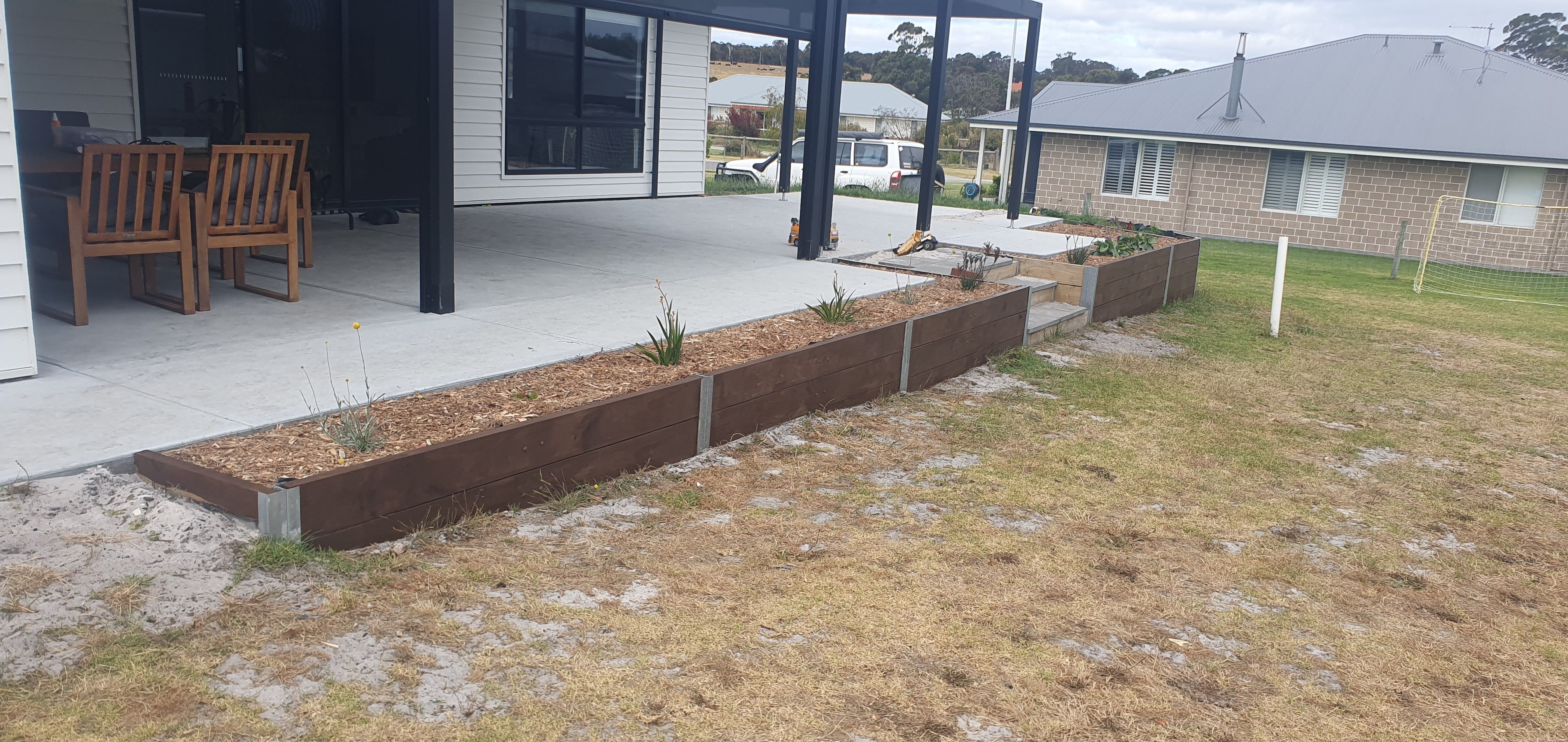 Retainit retaining wall build Bunnings community
