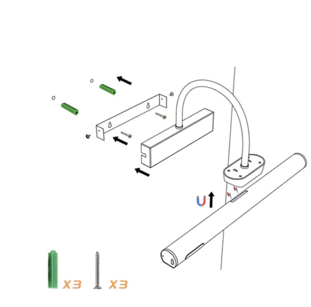 How to mount picture frame lights? Bunnings community