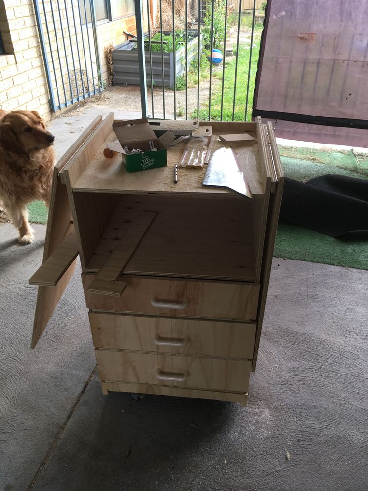 small 3 drawer model