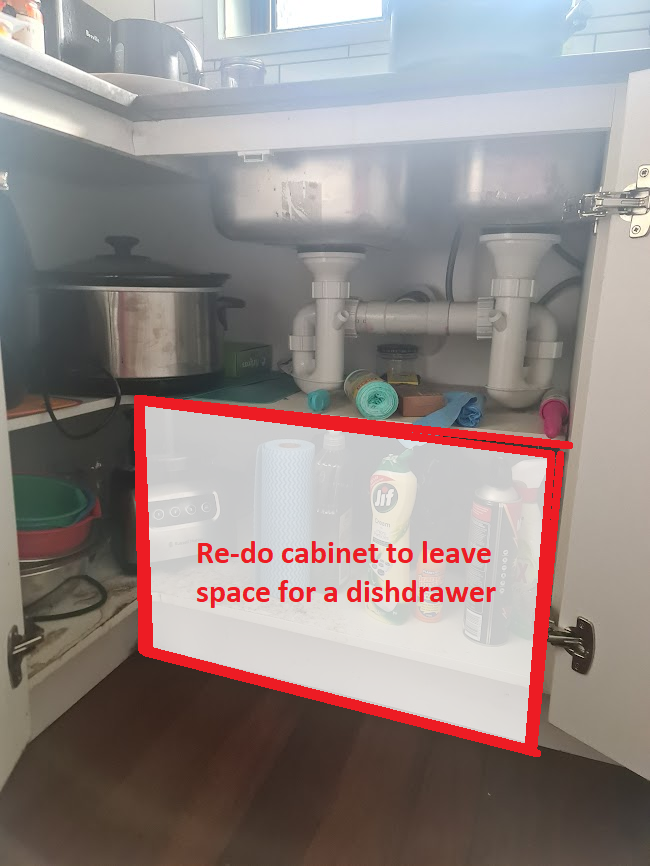 How to install a dishwasher in a small k... Bunnings community
