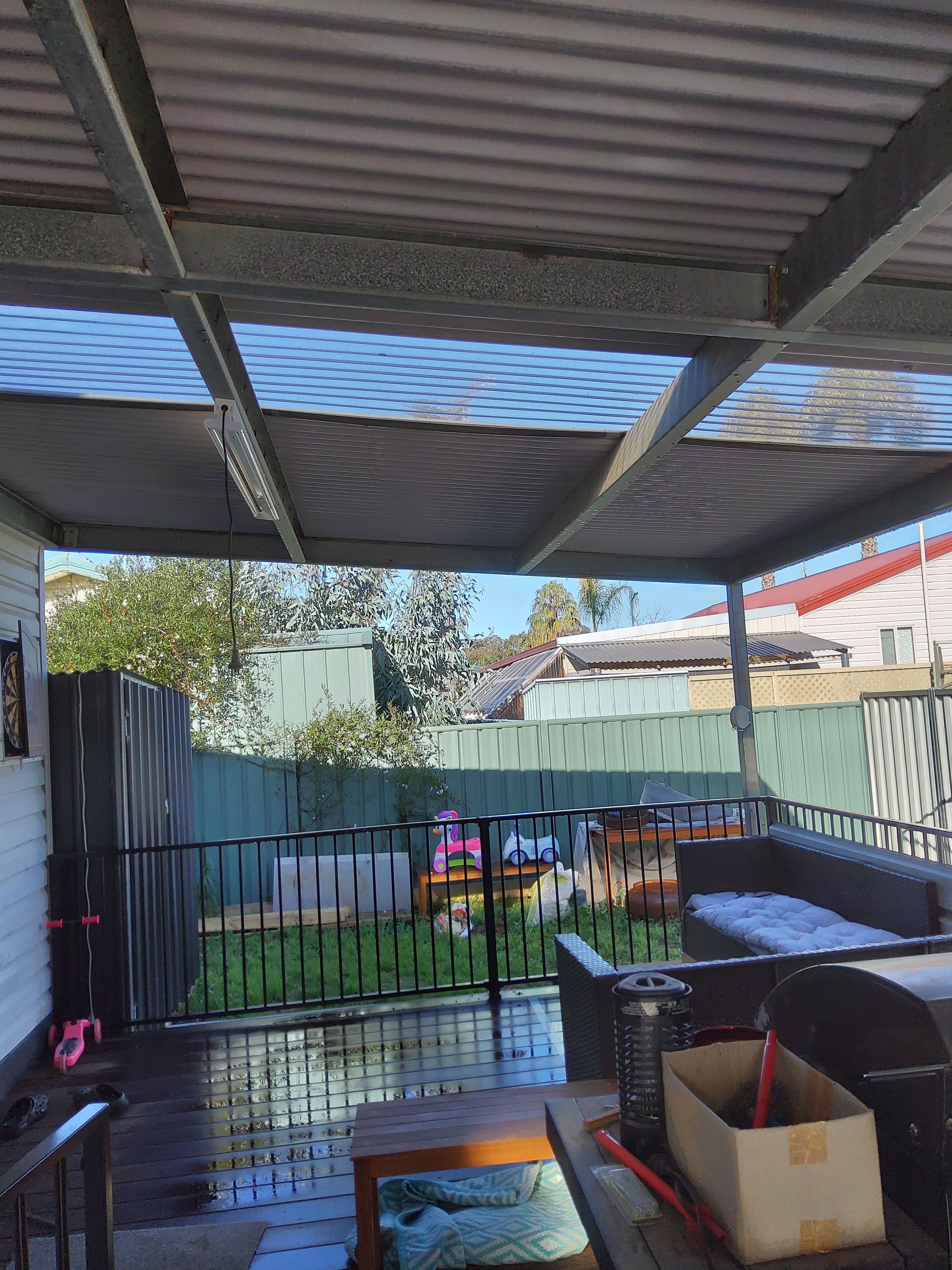 How to stop condensation on patio? Bunnings community