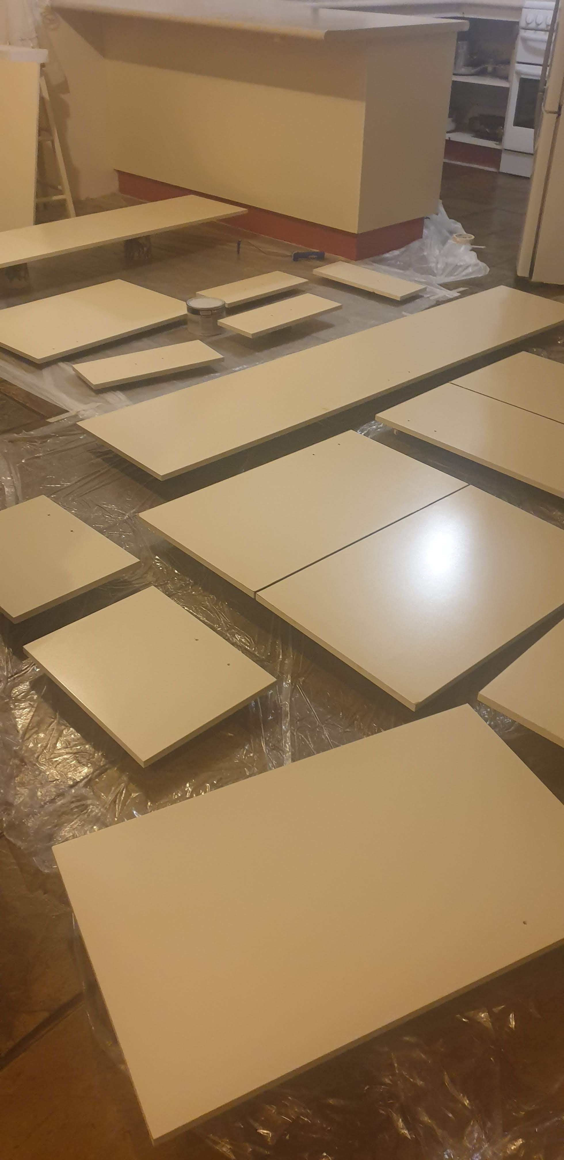 Bright and modern kitchen using paint Bunnings community