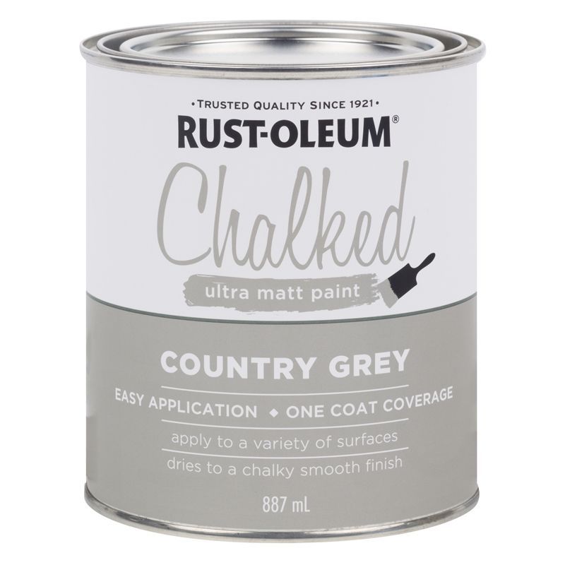 Finally add a coat of Rustoleum chalk paint. I found the best application was with a rag in small amounts. However you can paint it on and sand it back depending on the effect you are going for.